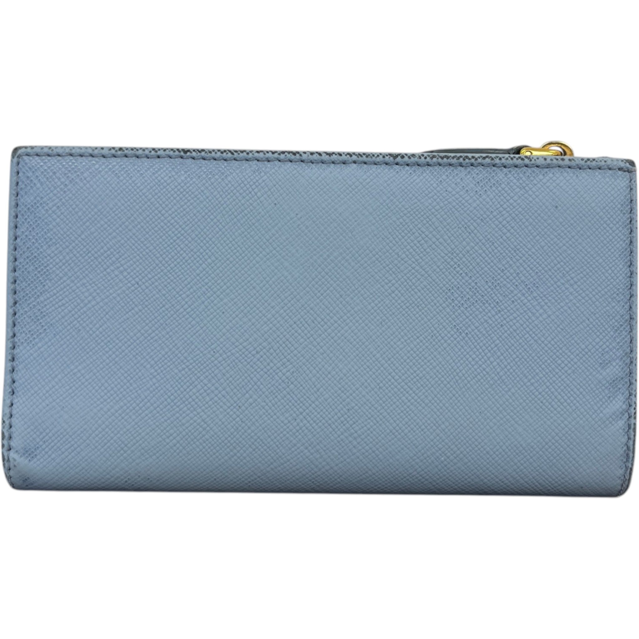 Women's Saffiano Zip Around Wallet Blue
