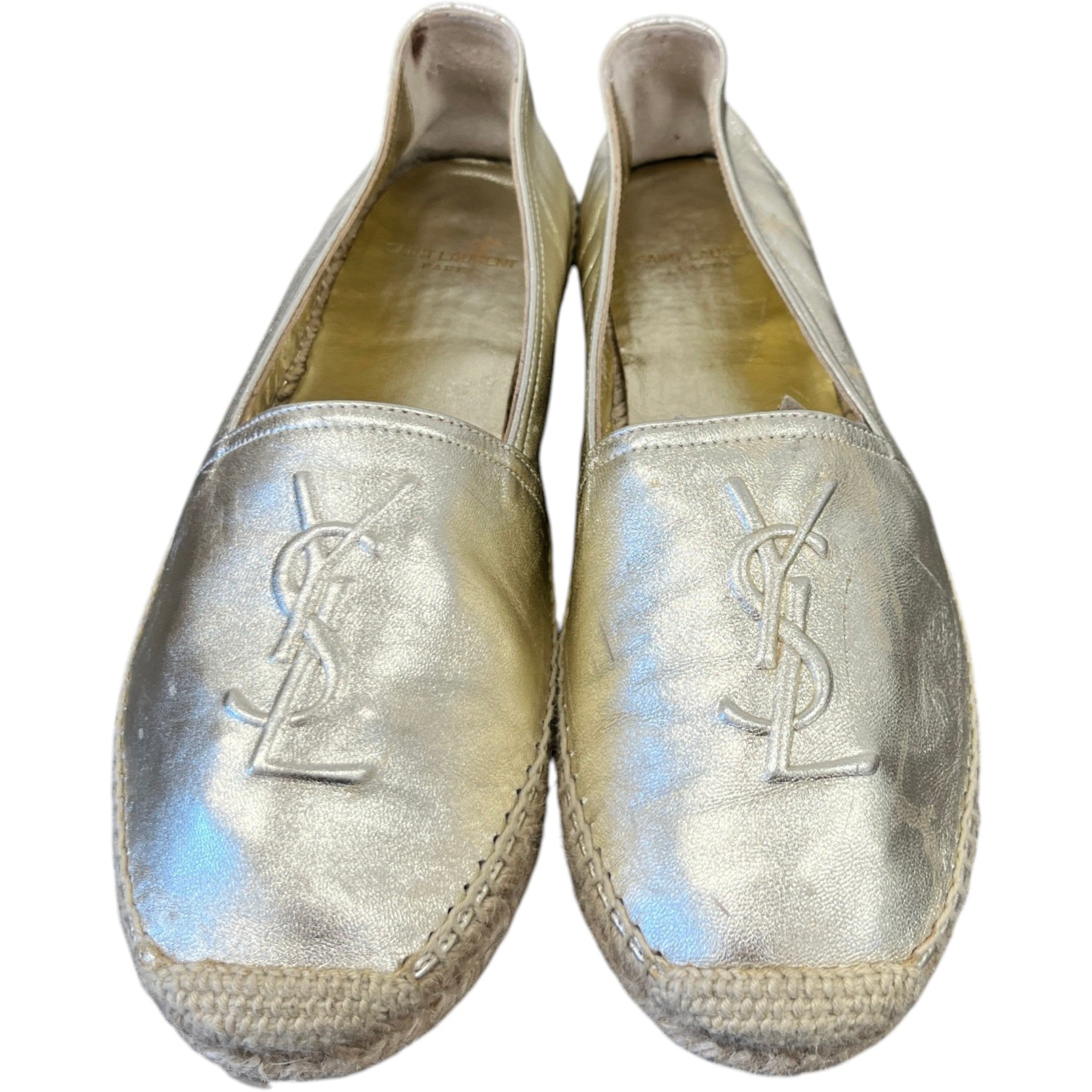 Women's Cassandra Espadrilles Loafers Gold Size EU 39 / UK 6