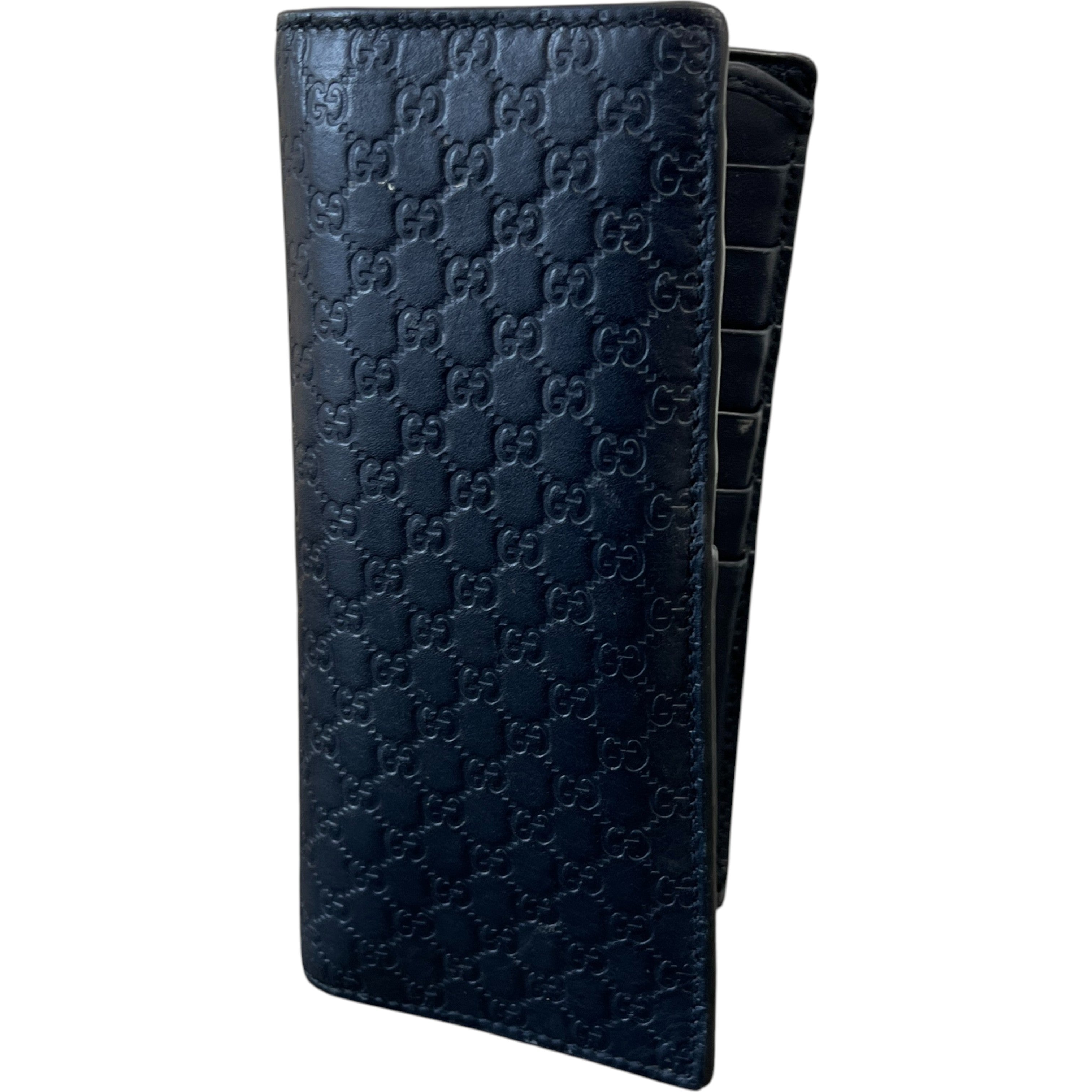 Women's Gg Microguccissima Purse Navy