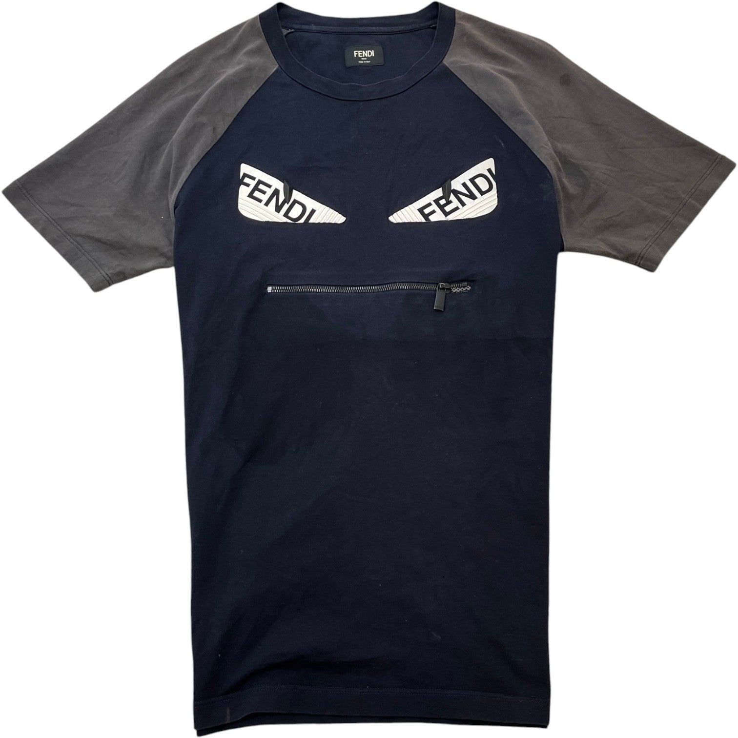 Men's Monster Eye T-Shirt Navy Size M