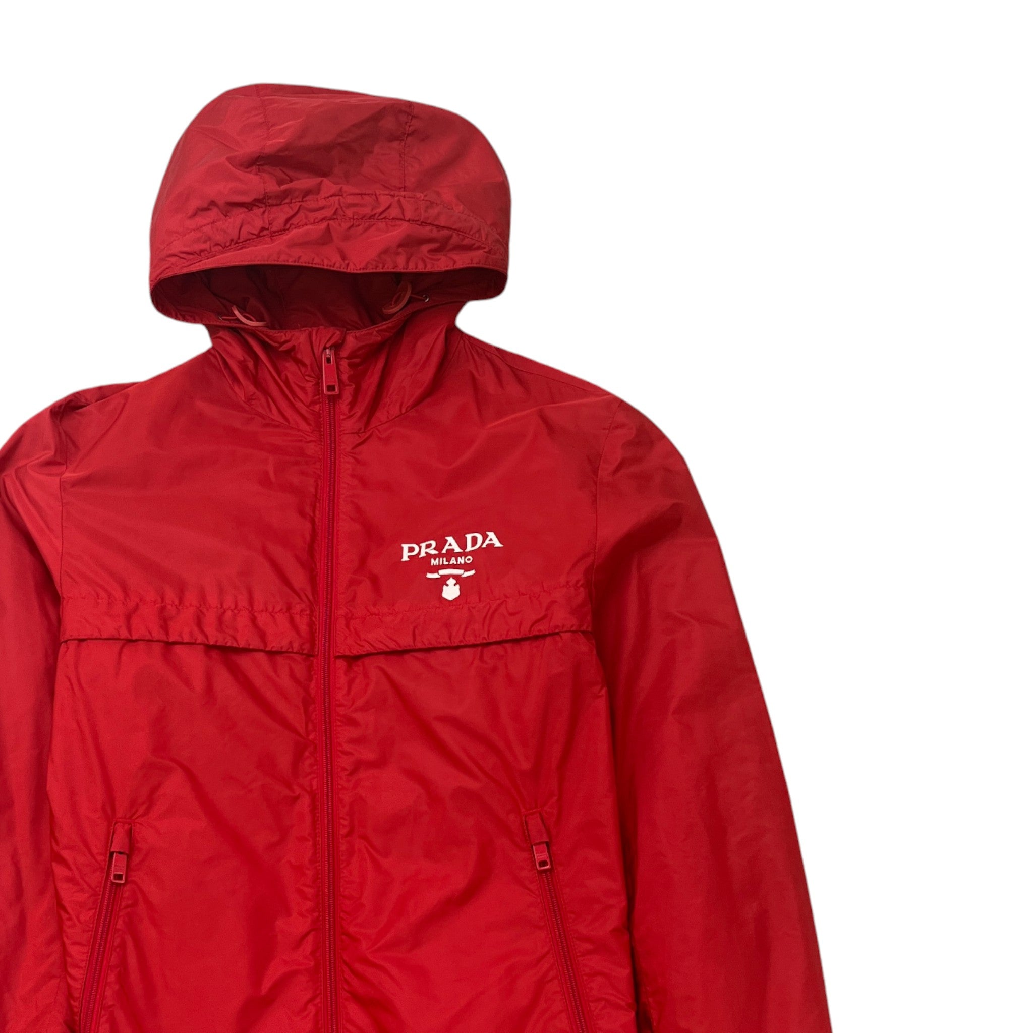 Men's Printed Logo Jacket Red Size IT 46 / S