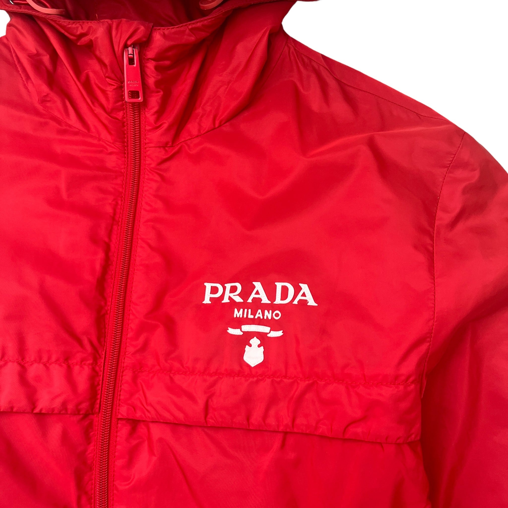 Men's Printed Logo Jacket Red Size IT 46 / S