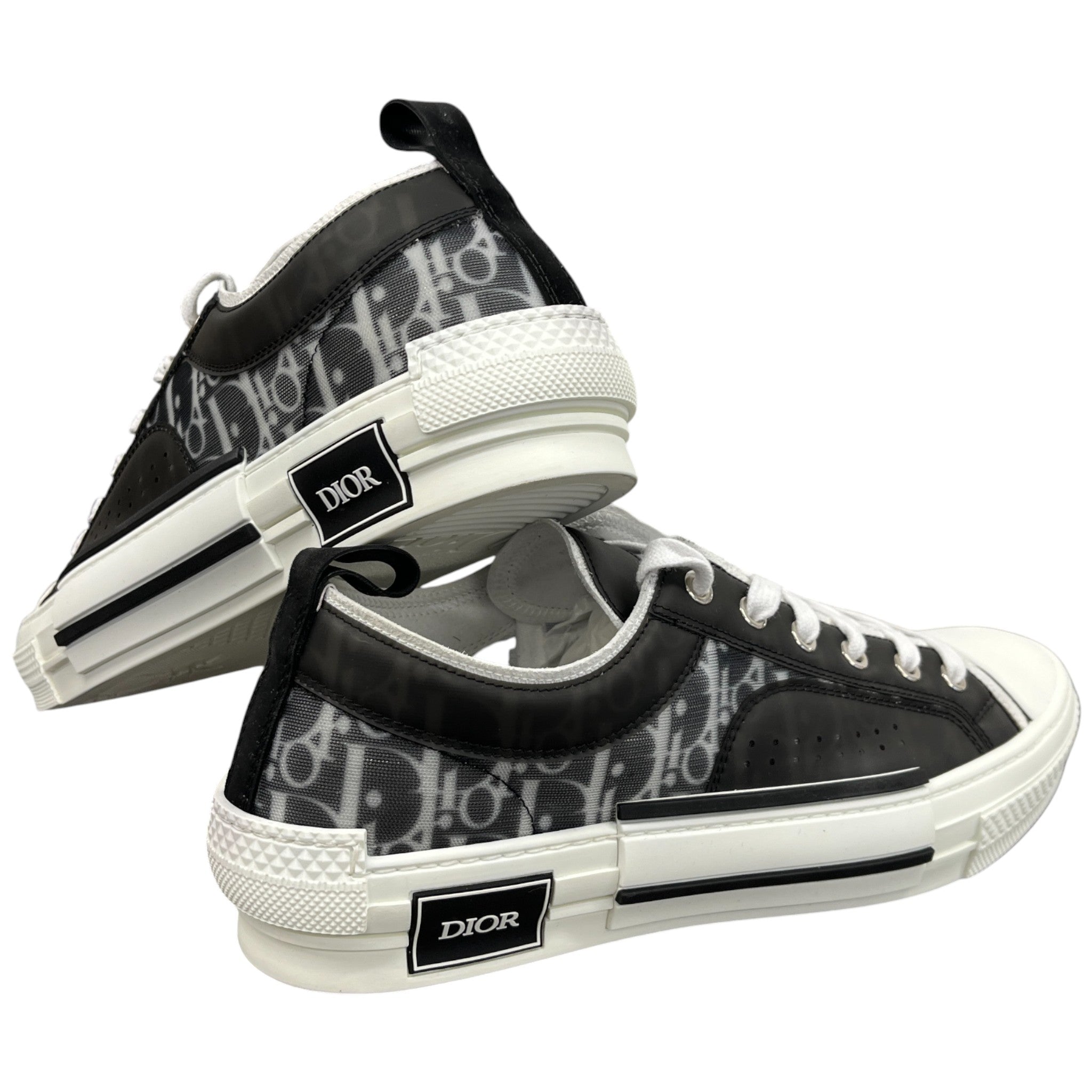 Men's B23 Oblique Low Trainers Black Size EU 42 / UK 8