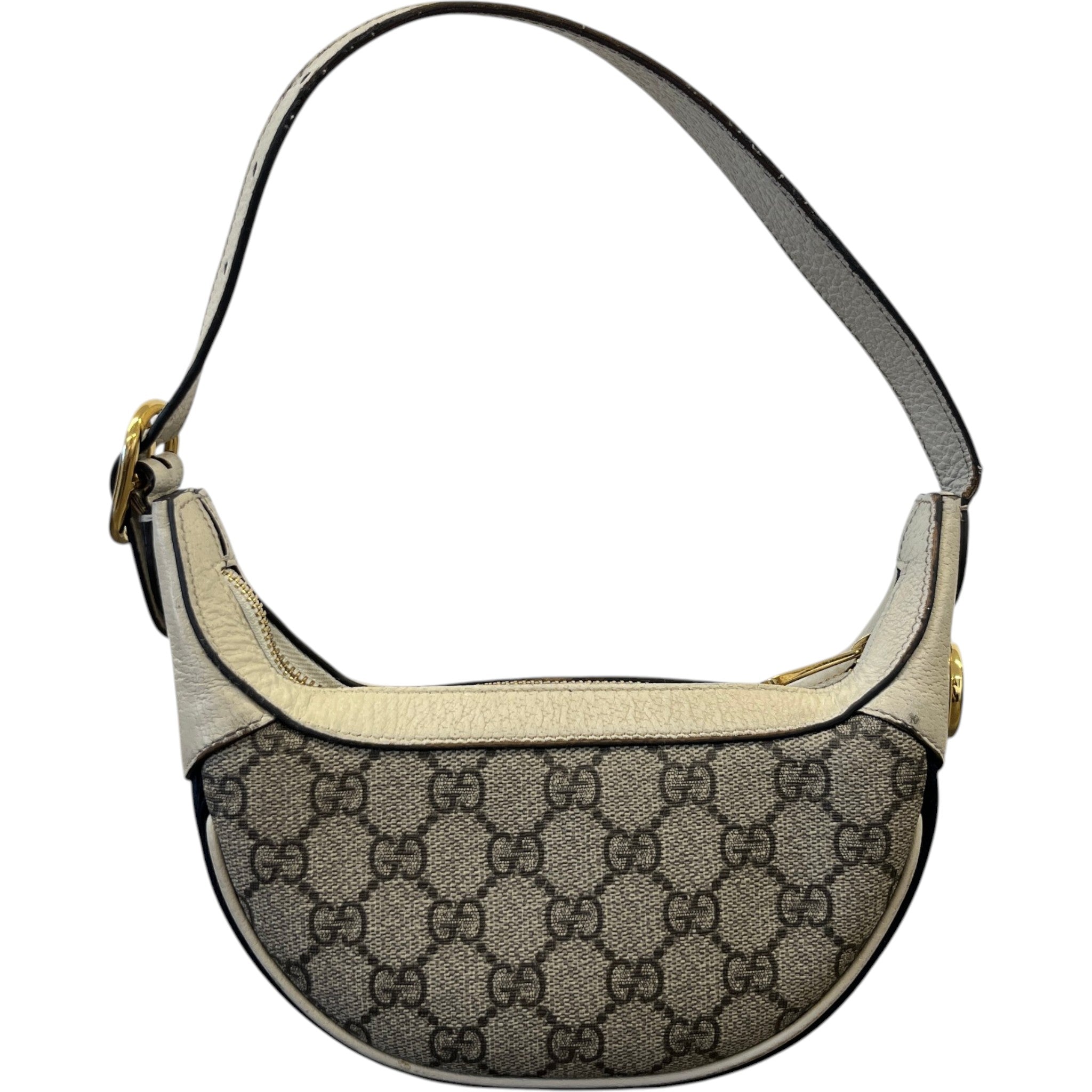Women's Ophidia Half Moon Bag White