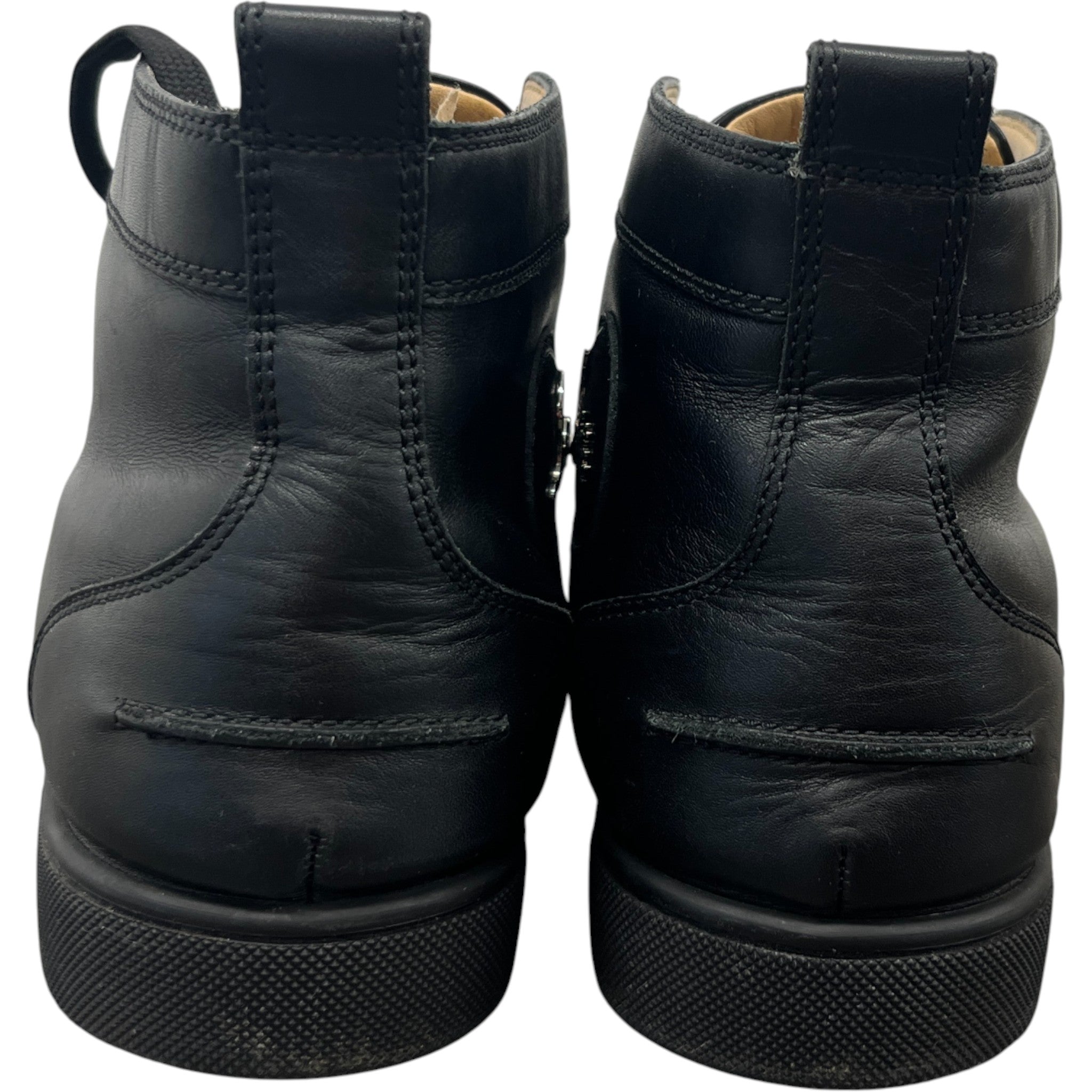 Men's Louis Flat High Trainers Black Size EU 43 / UK 9