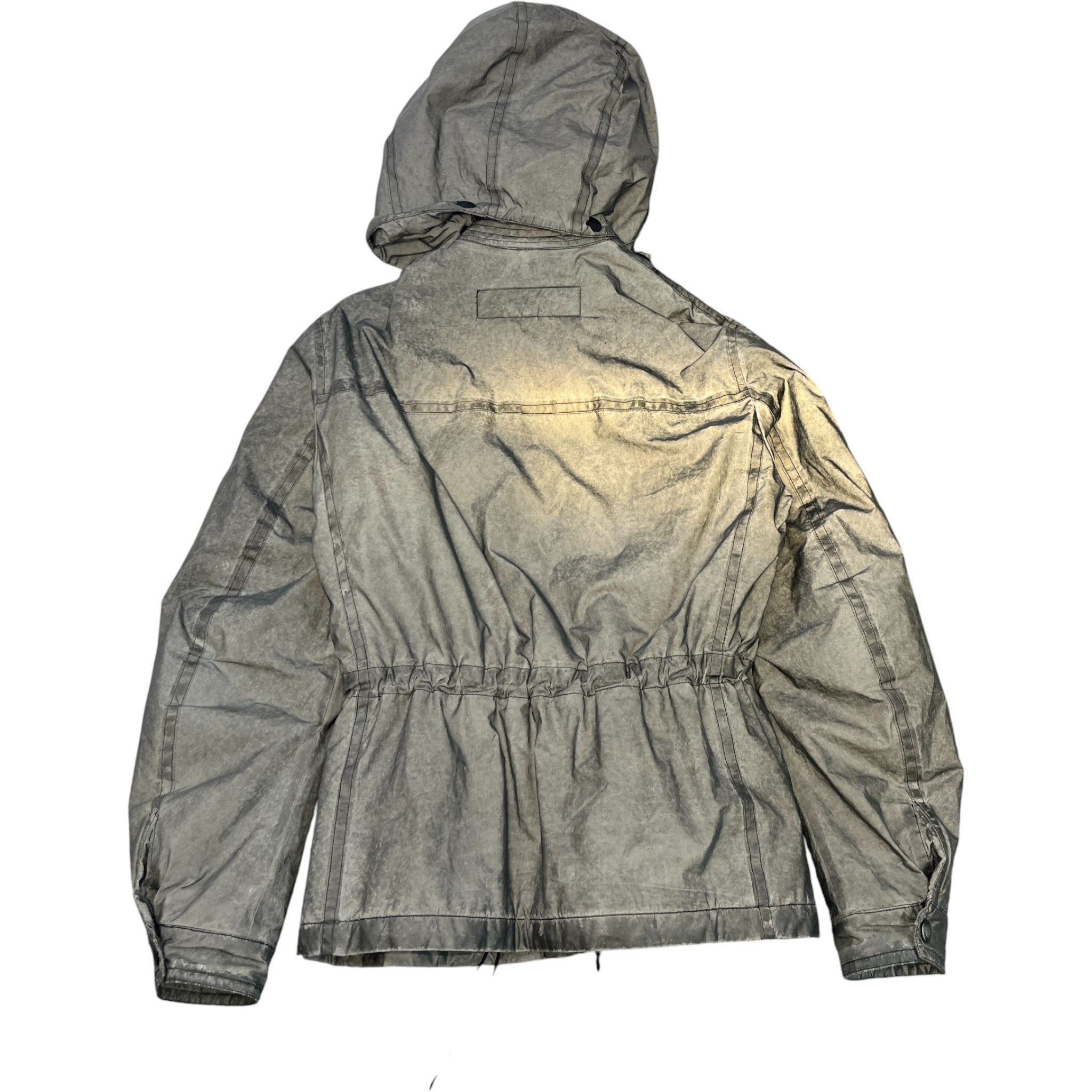 Men's Sport Reflective Jacket Silver Size XL