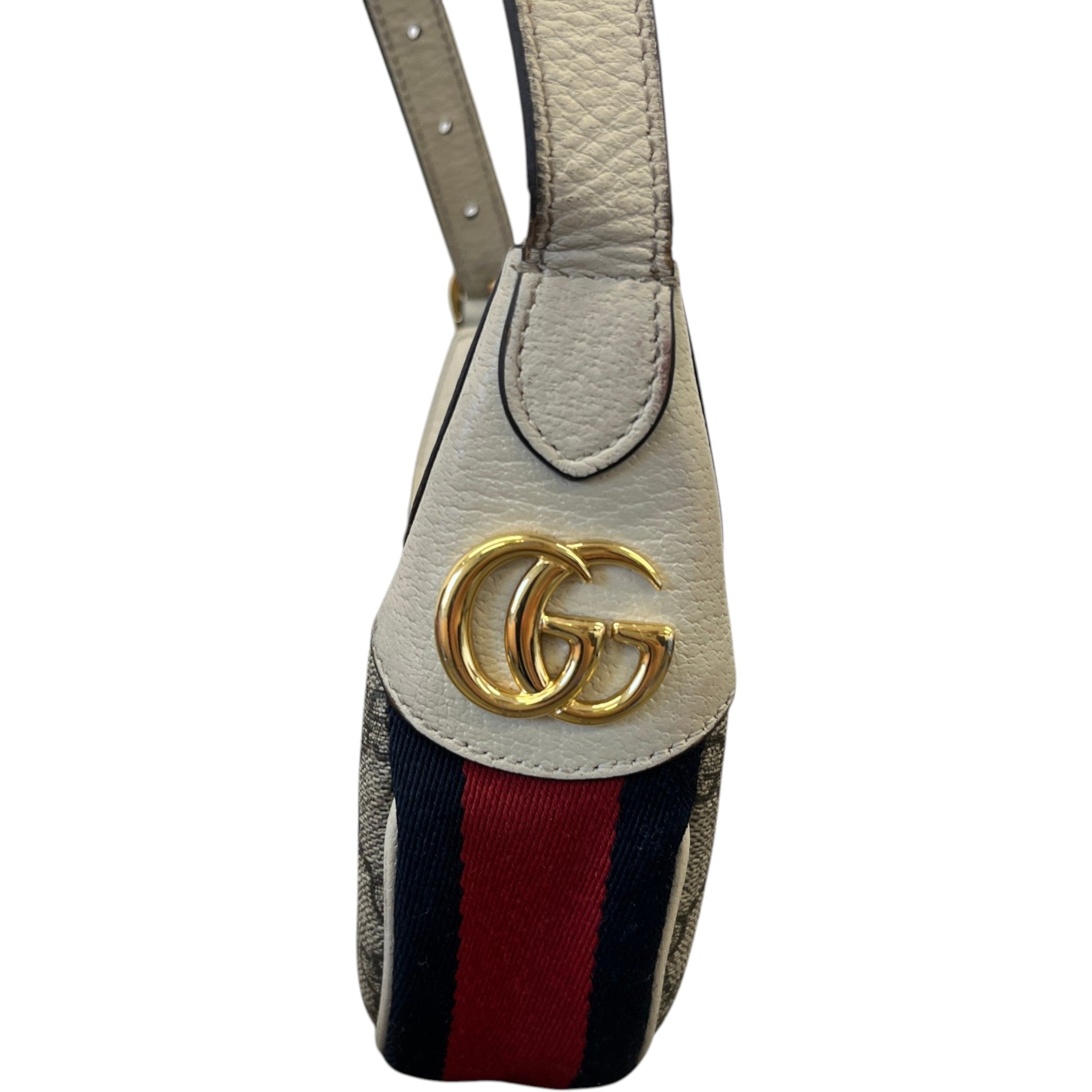 Women's Ophidia Half Moon Bag White
