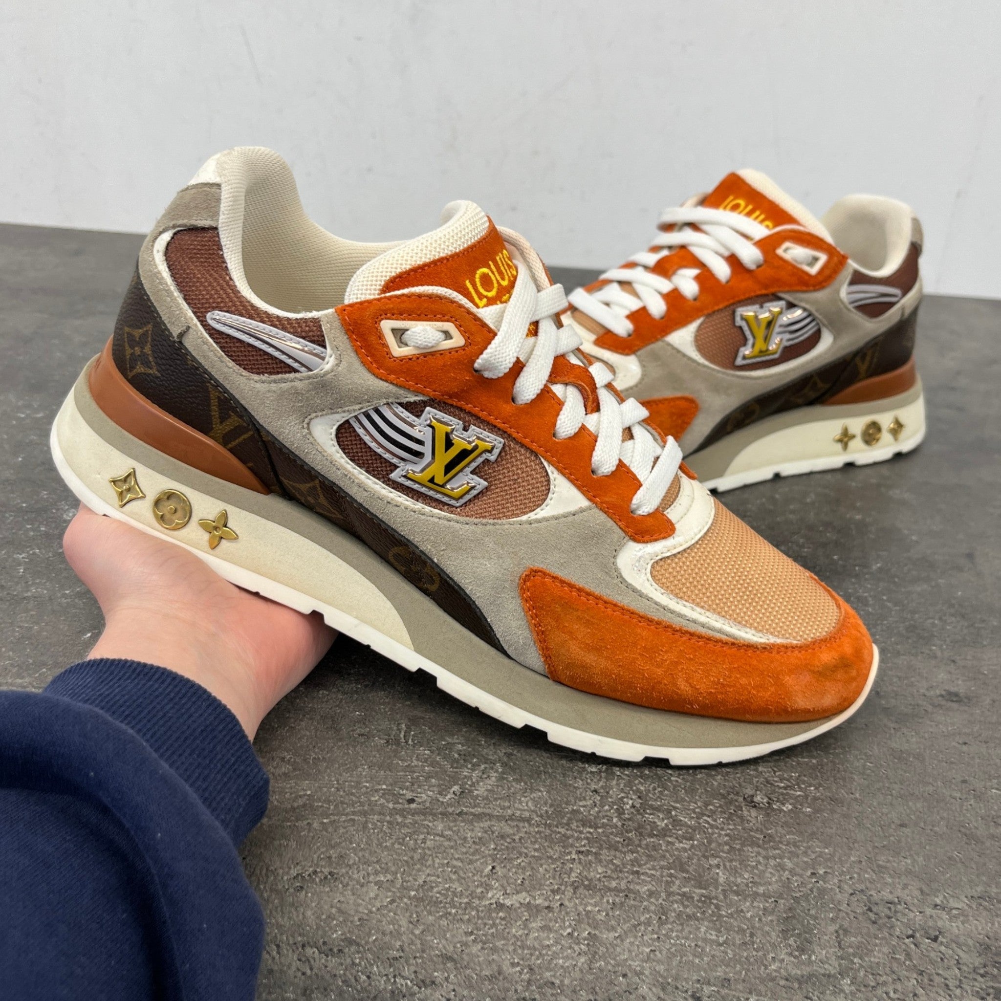 Men's Run Away Low Trainers Burnt Orange Size EU 41 / UK 7