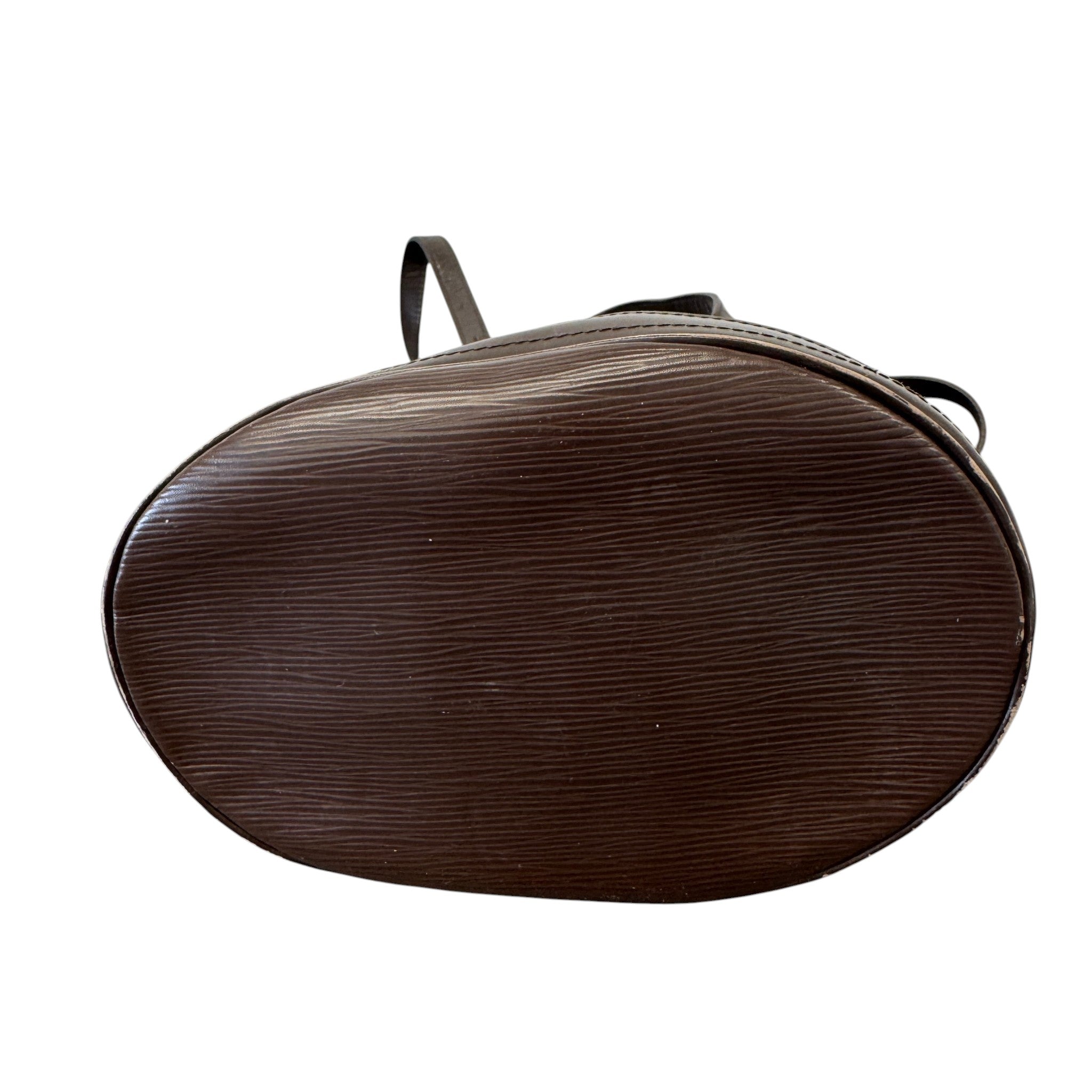 Women's Epi Petit Bucket Bag Brown