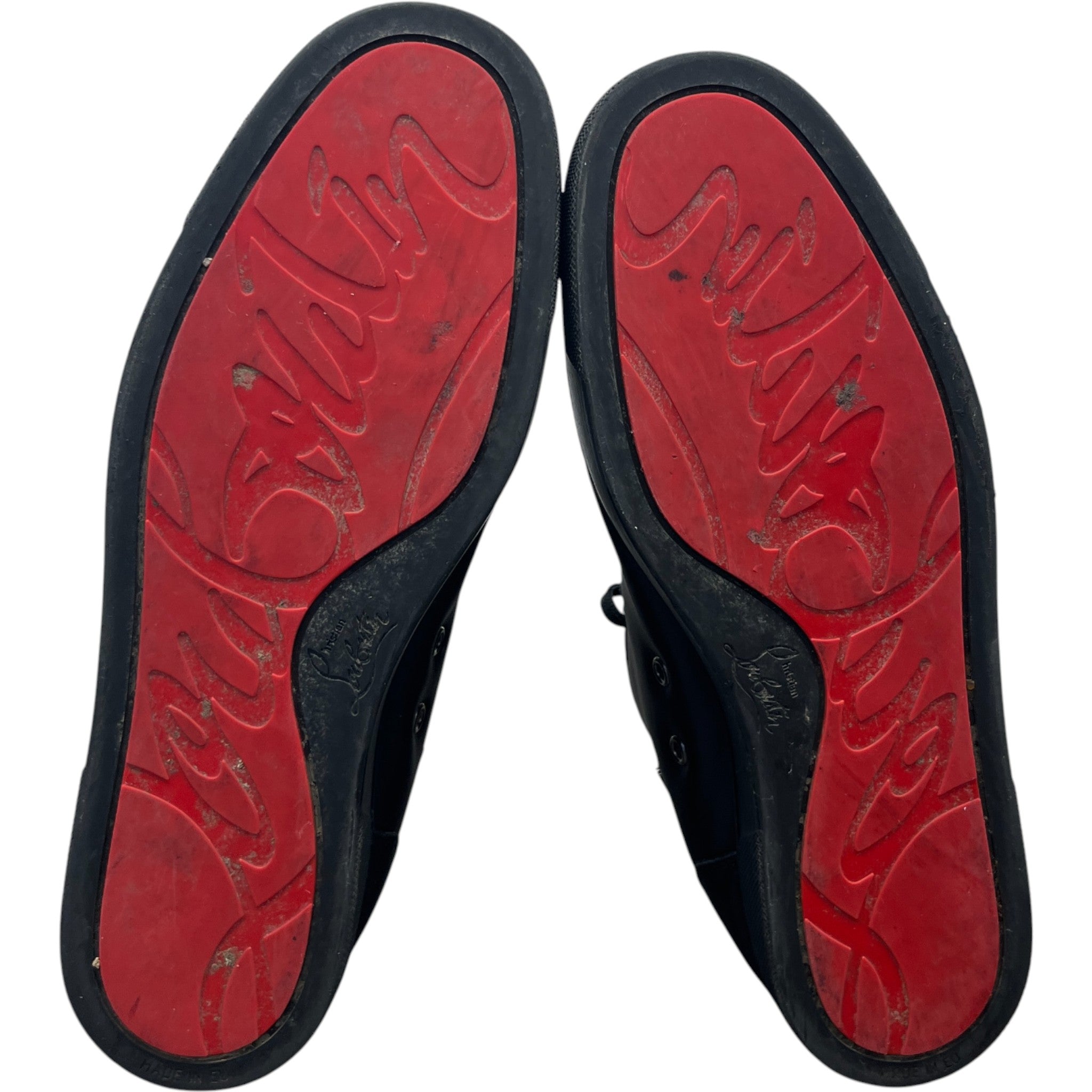 Men's Louis Flat High Trainers Black Size EU 43 / UK 9