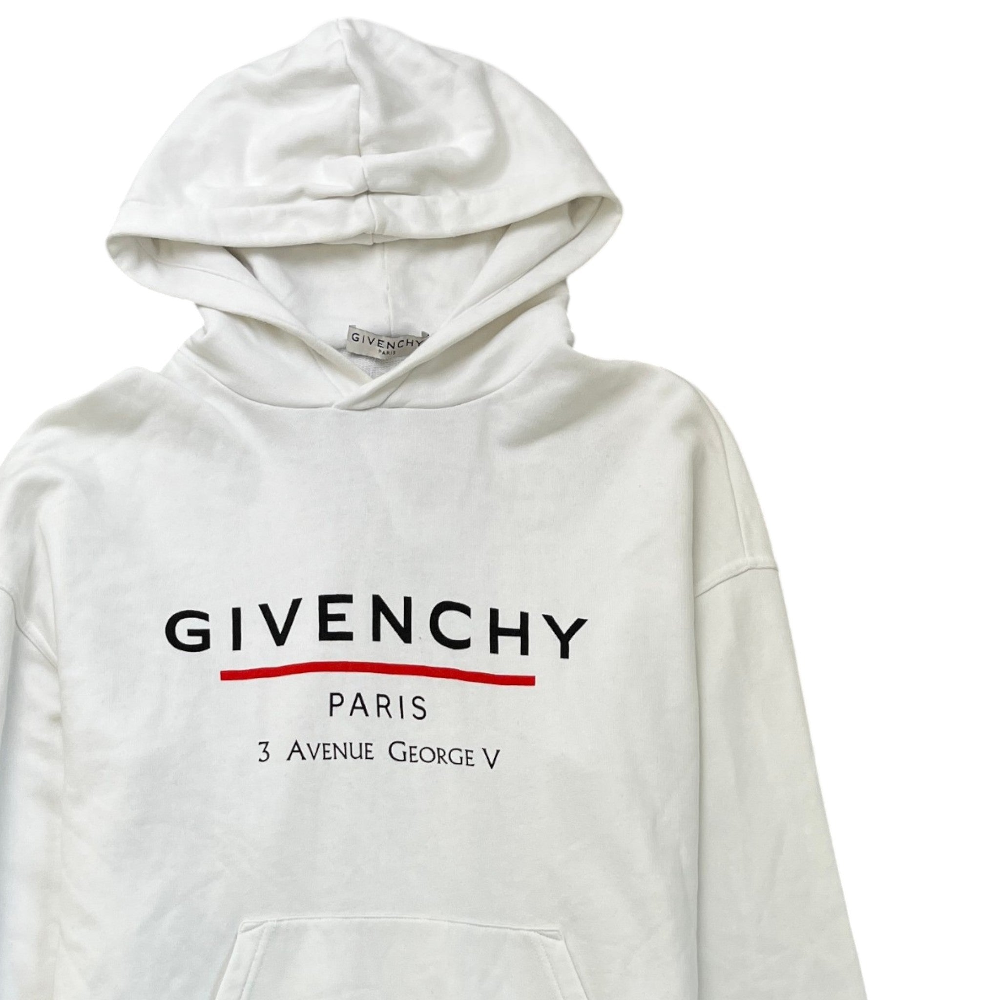 Men's 3 Avenue George V Hoodie White Size S