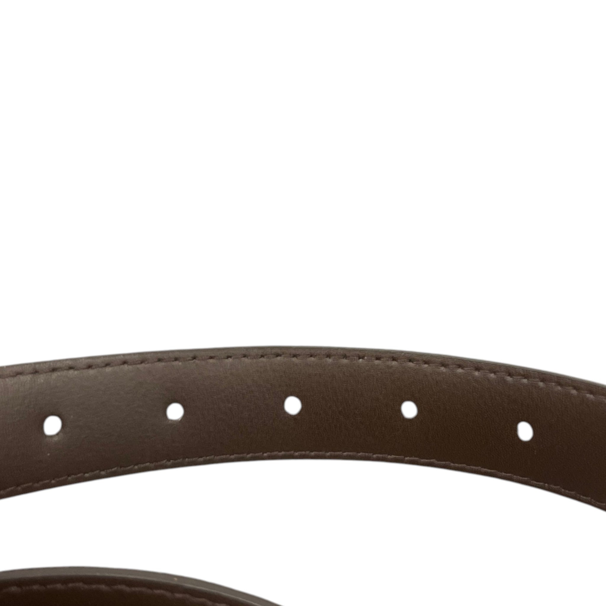 Women's Damier Ebene Belt Brown Size Waist 32"