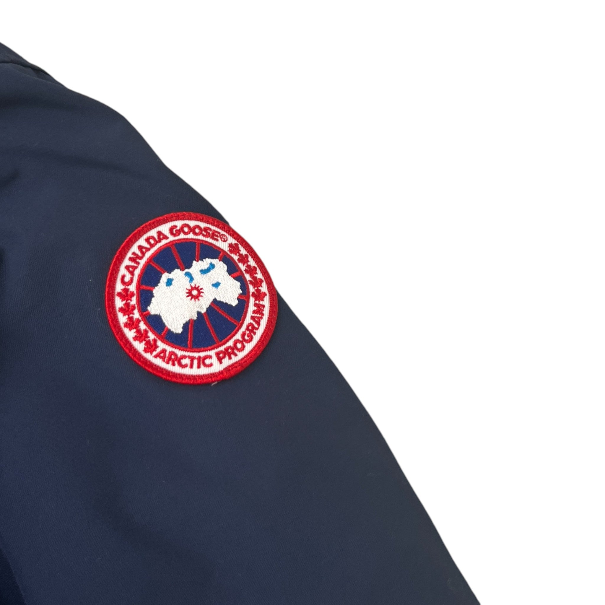 Men's Langford Parka Down Jacket Navy Size L