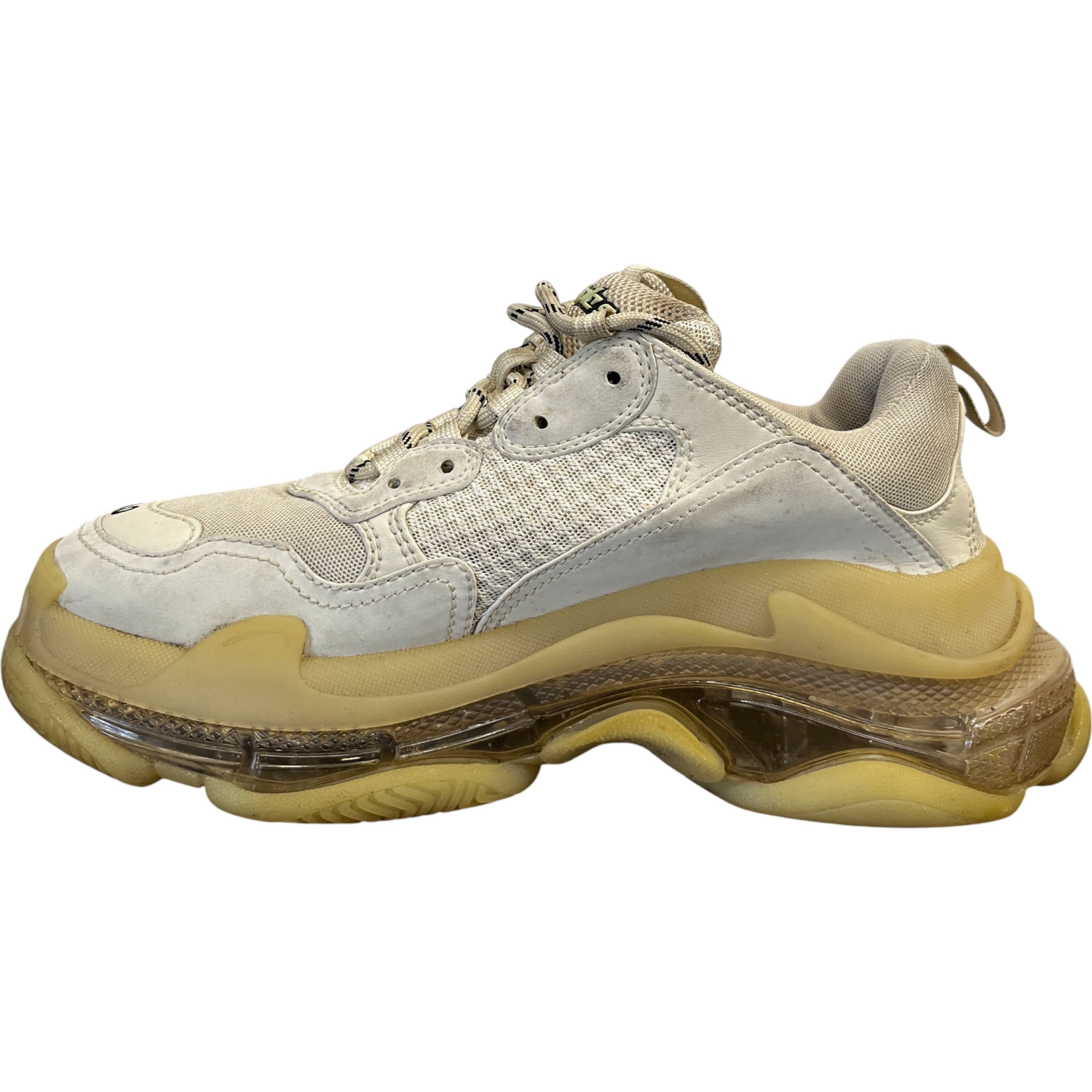 Men's Triple S Low Trainers Beige Size EU 40 / UK 6