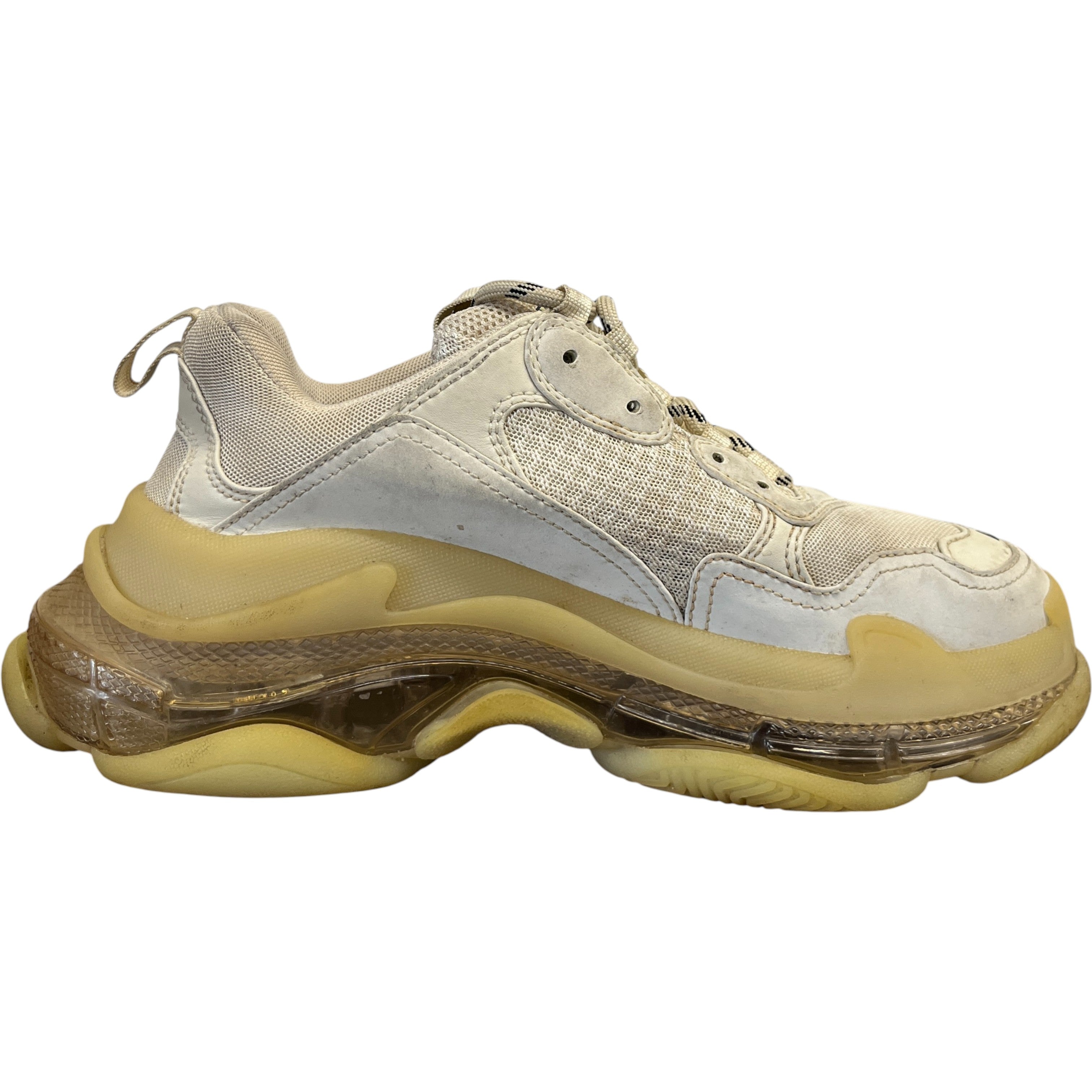 Men's Triple S Low Trainers Beige Size EU 40 / UK 6