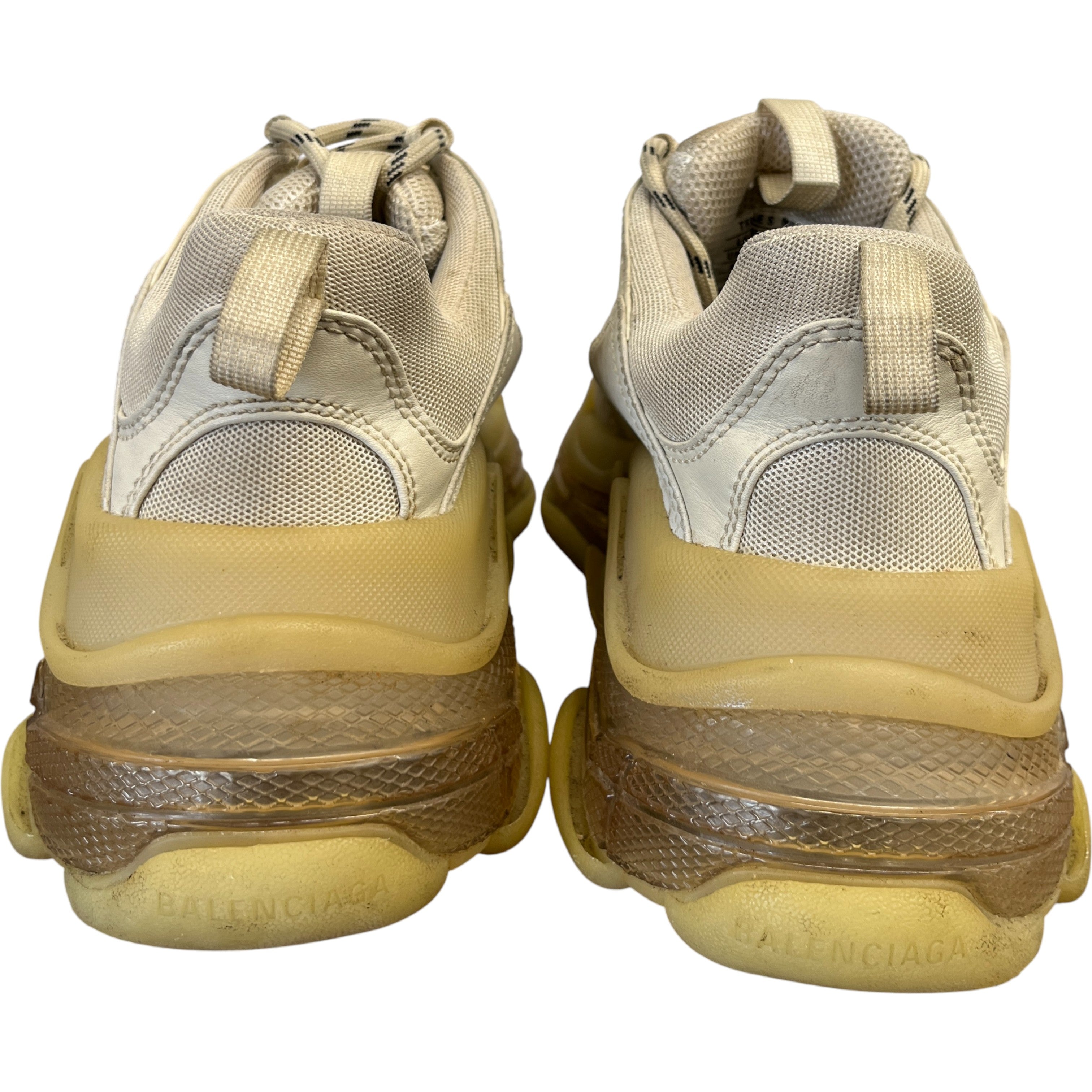 Men's Triple S Low Trainers Beige Size EU 40 / UK 6