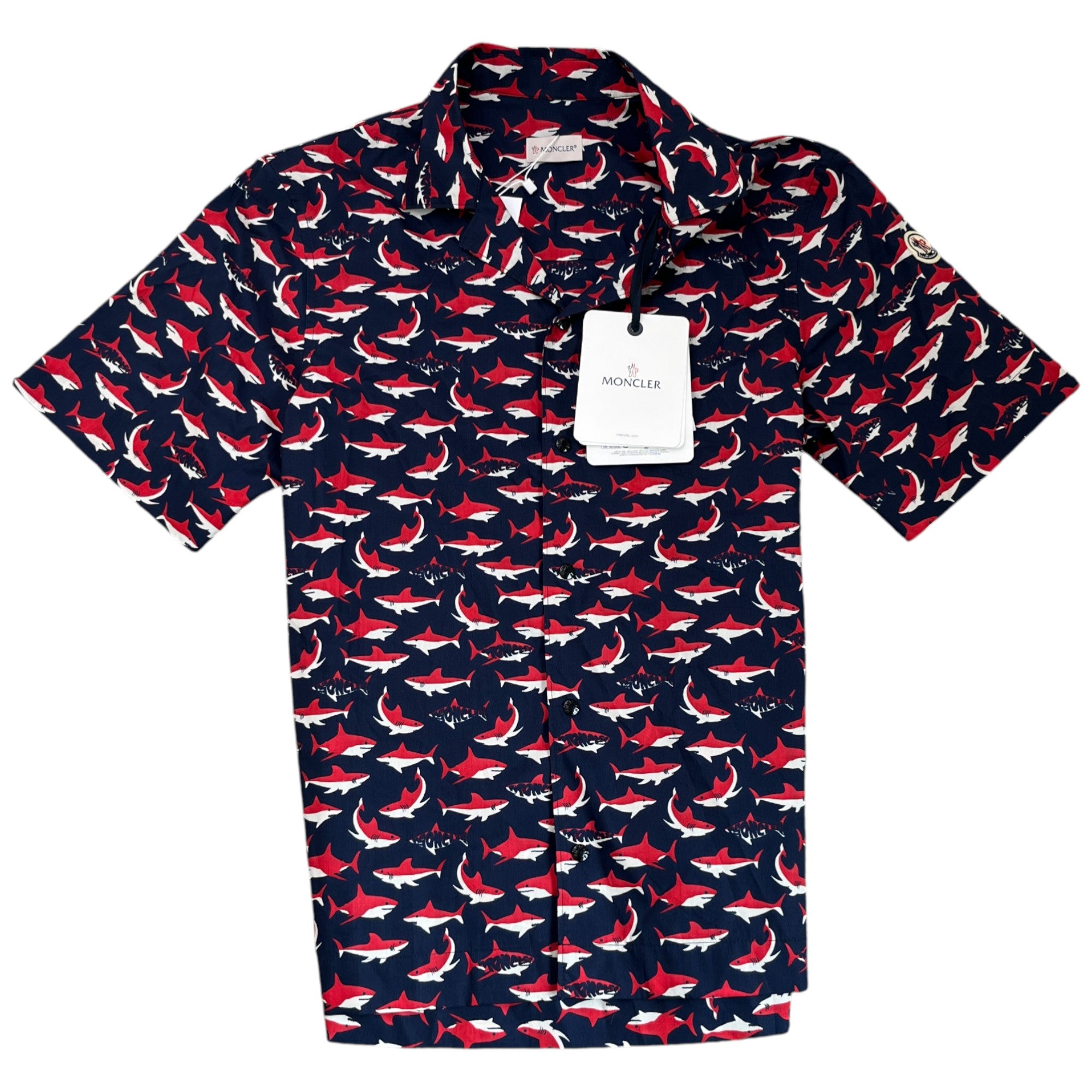 Men's Camica Short Sleeve Shirt Navy Size S