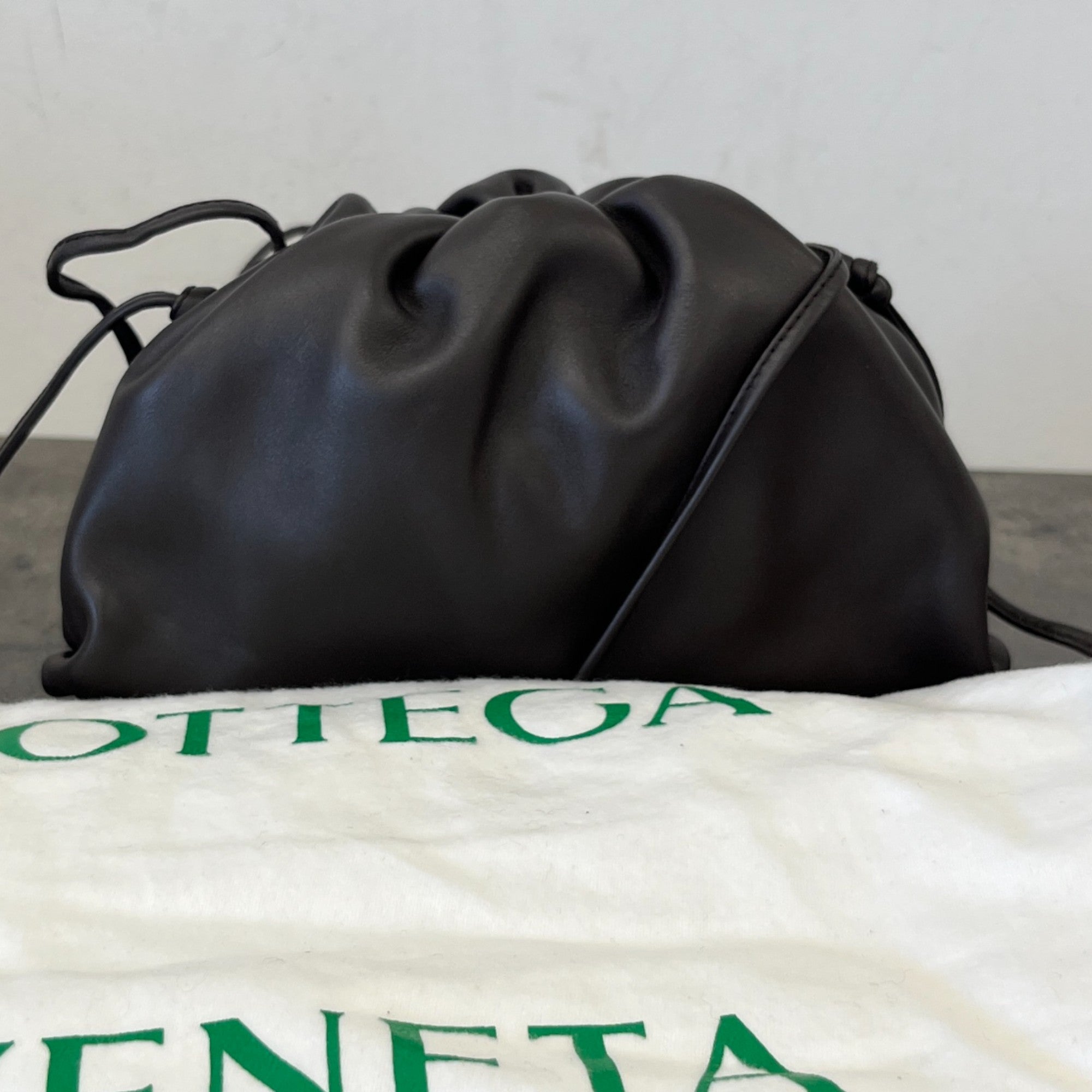 Women's Mini Pouch Clutch Brown