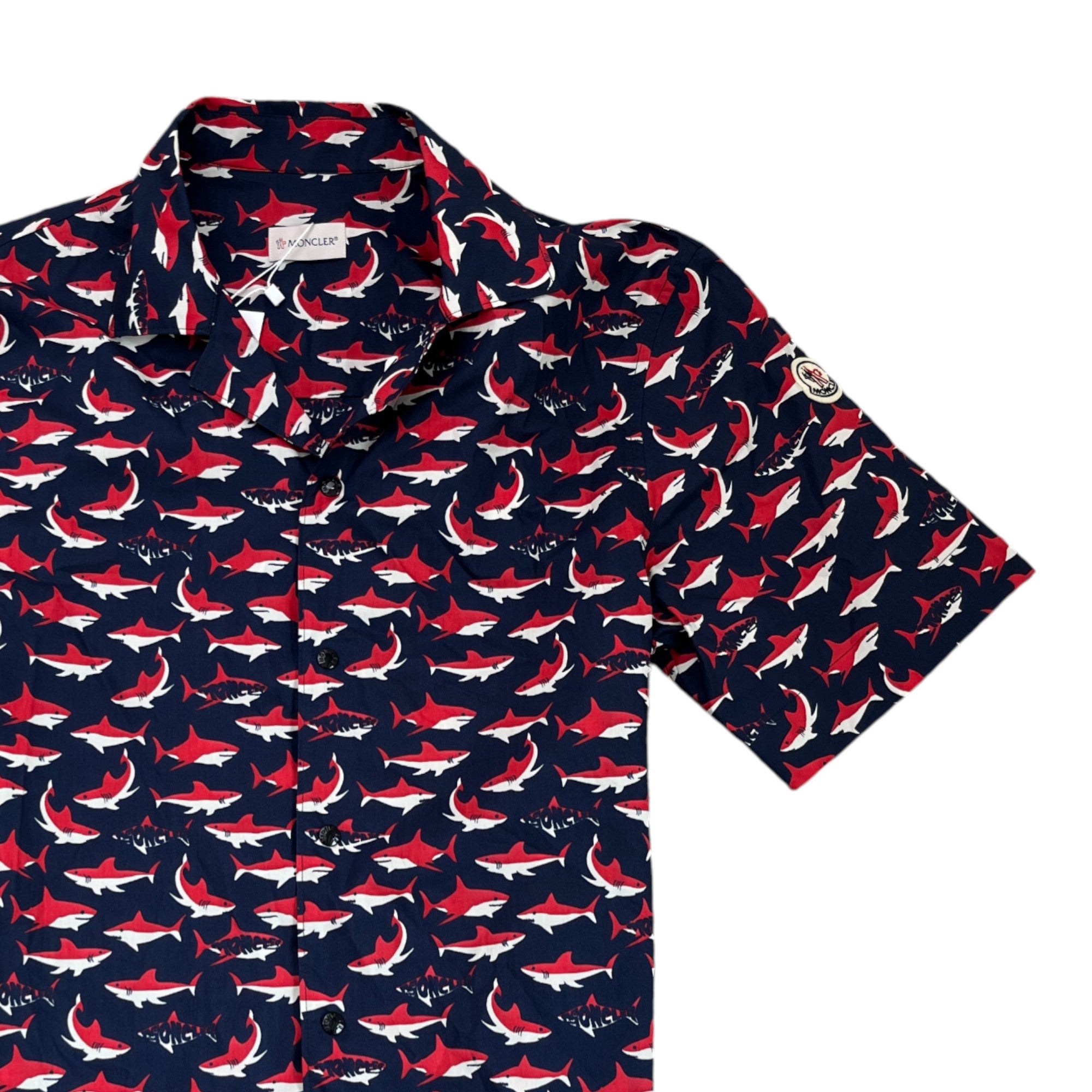 Men's Camica Short Sleeve Shirt Navy Size S