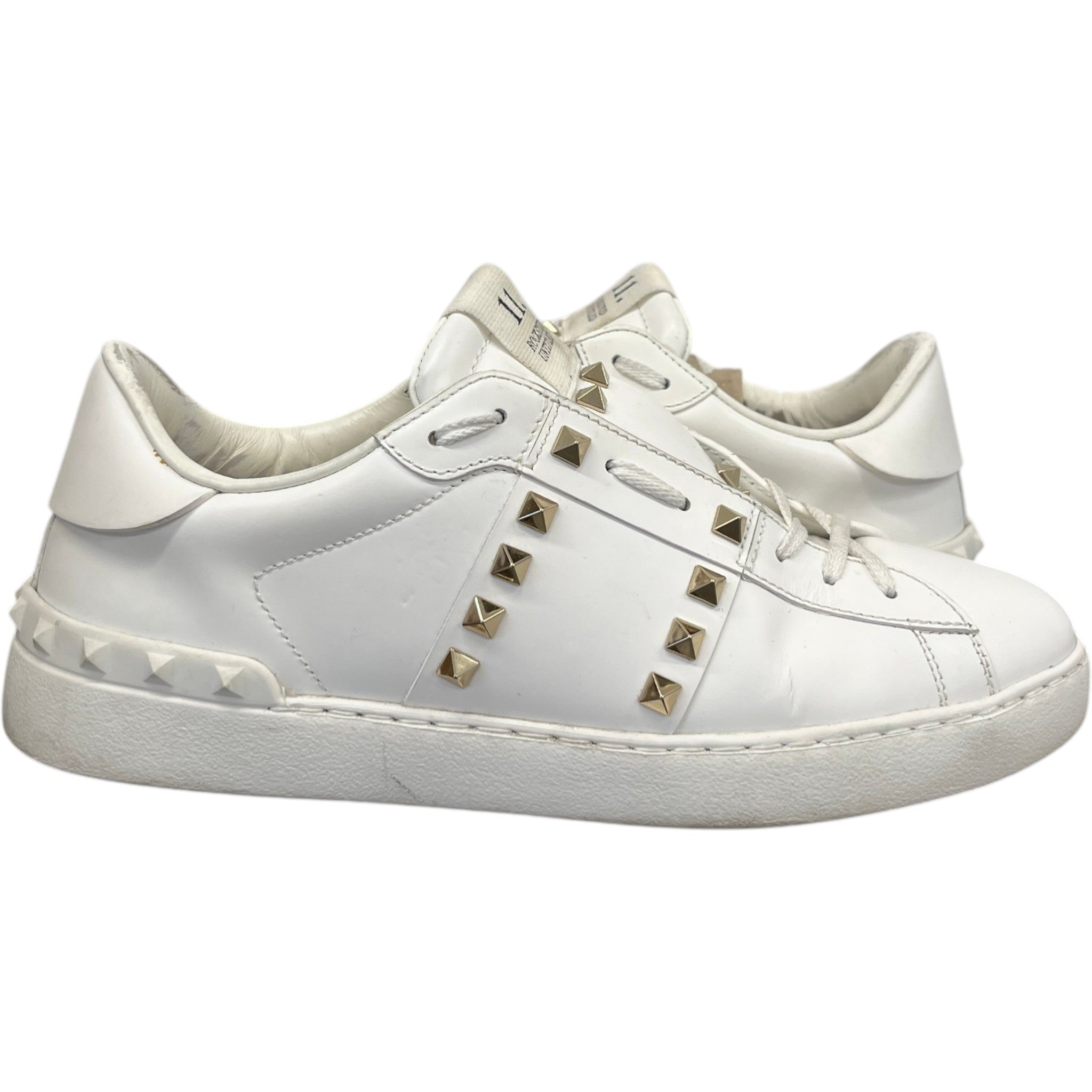 Men's Open Rockstud Low Trainers White Size EU 41 / UK 7