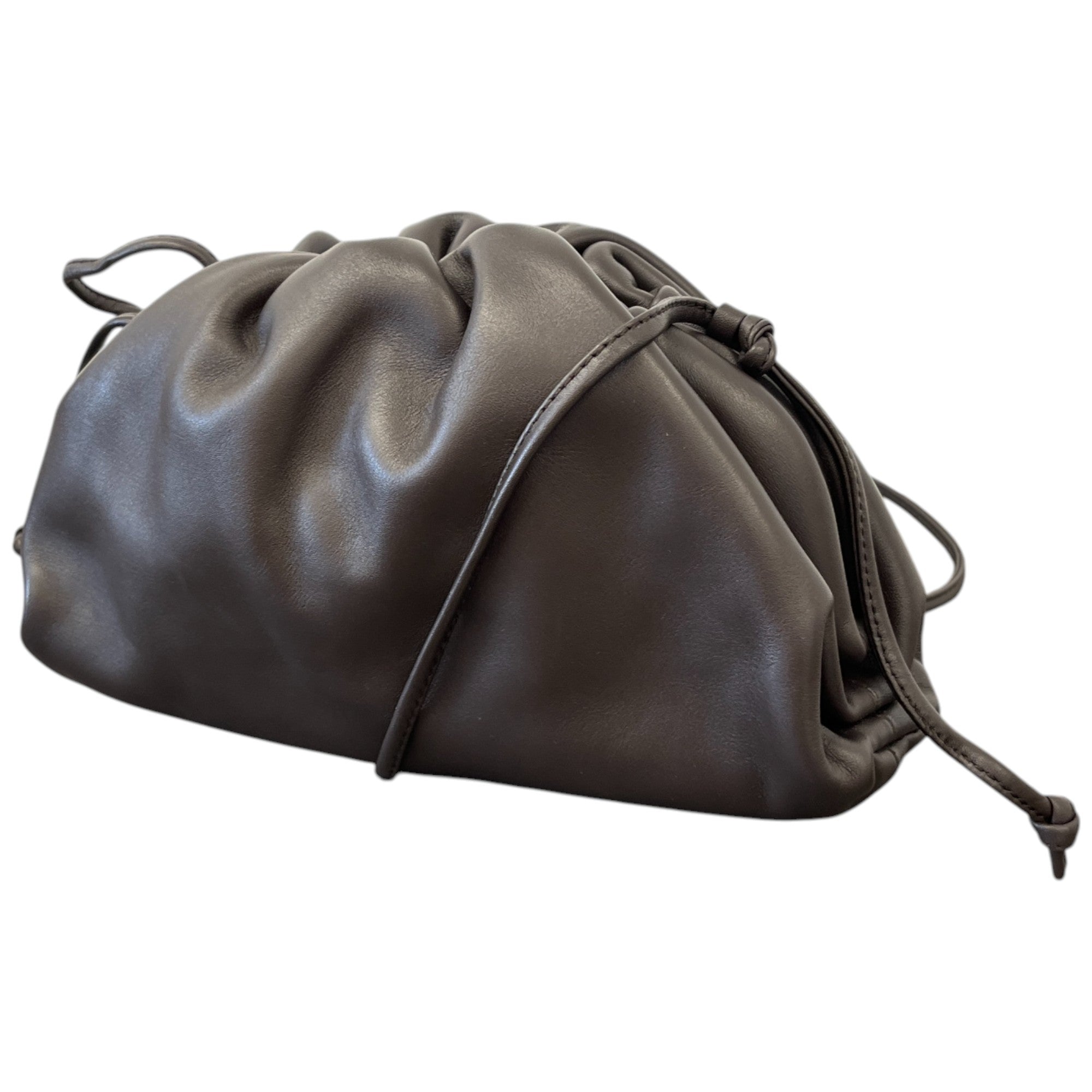 Women's Mini Pouch Clutch Brown