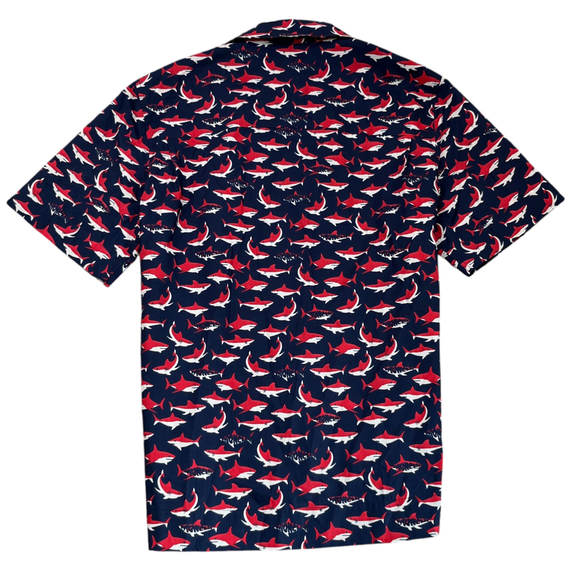 Men's Camica Short Sleeve Shirt Navy Size S