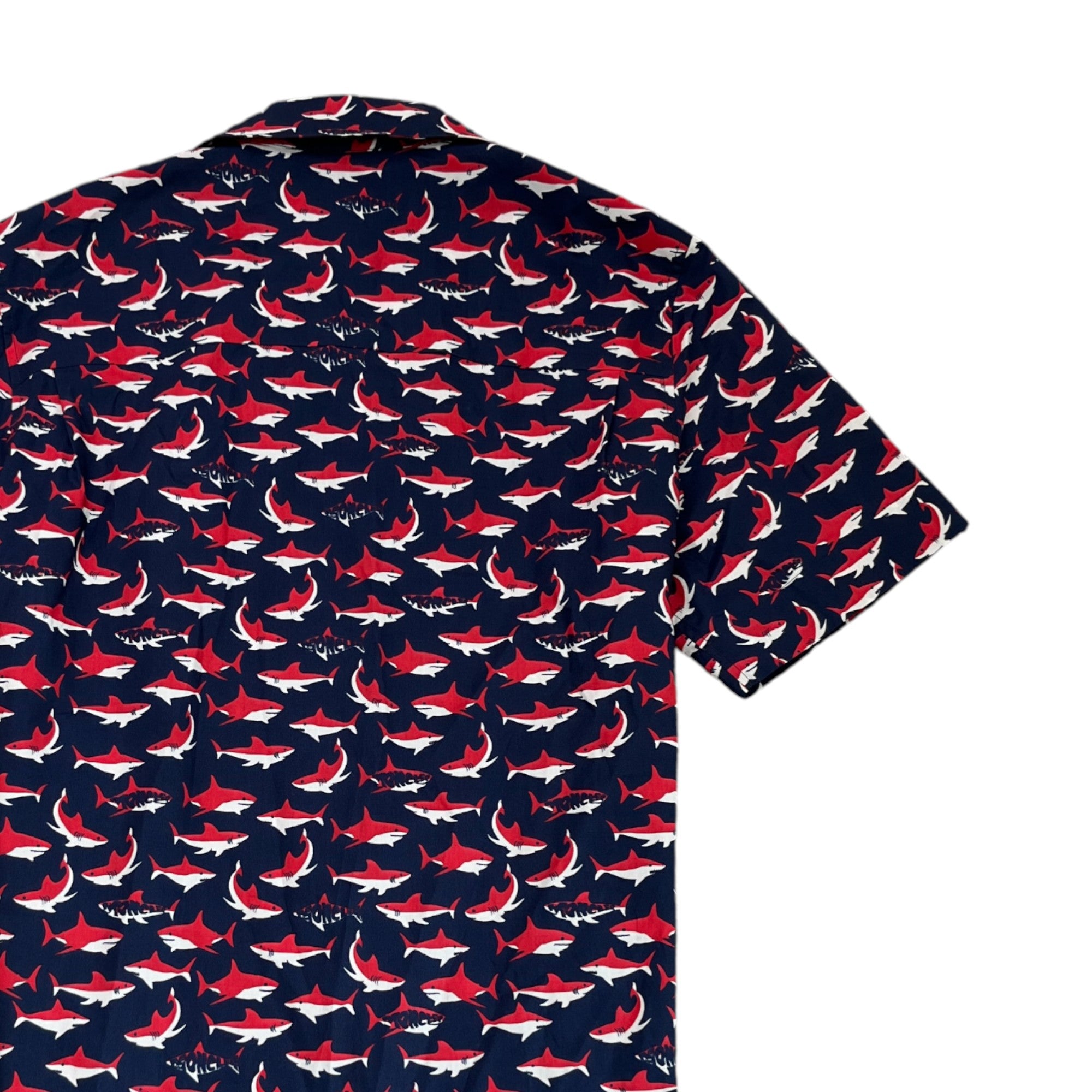 Men's Camica Short Sleeve Shirt Navy Size S