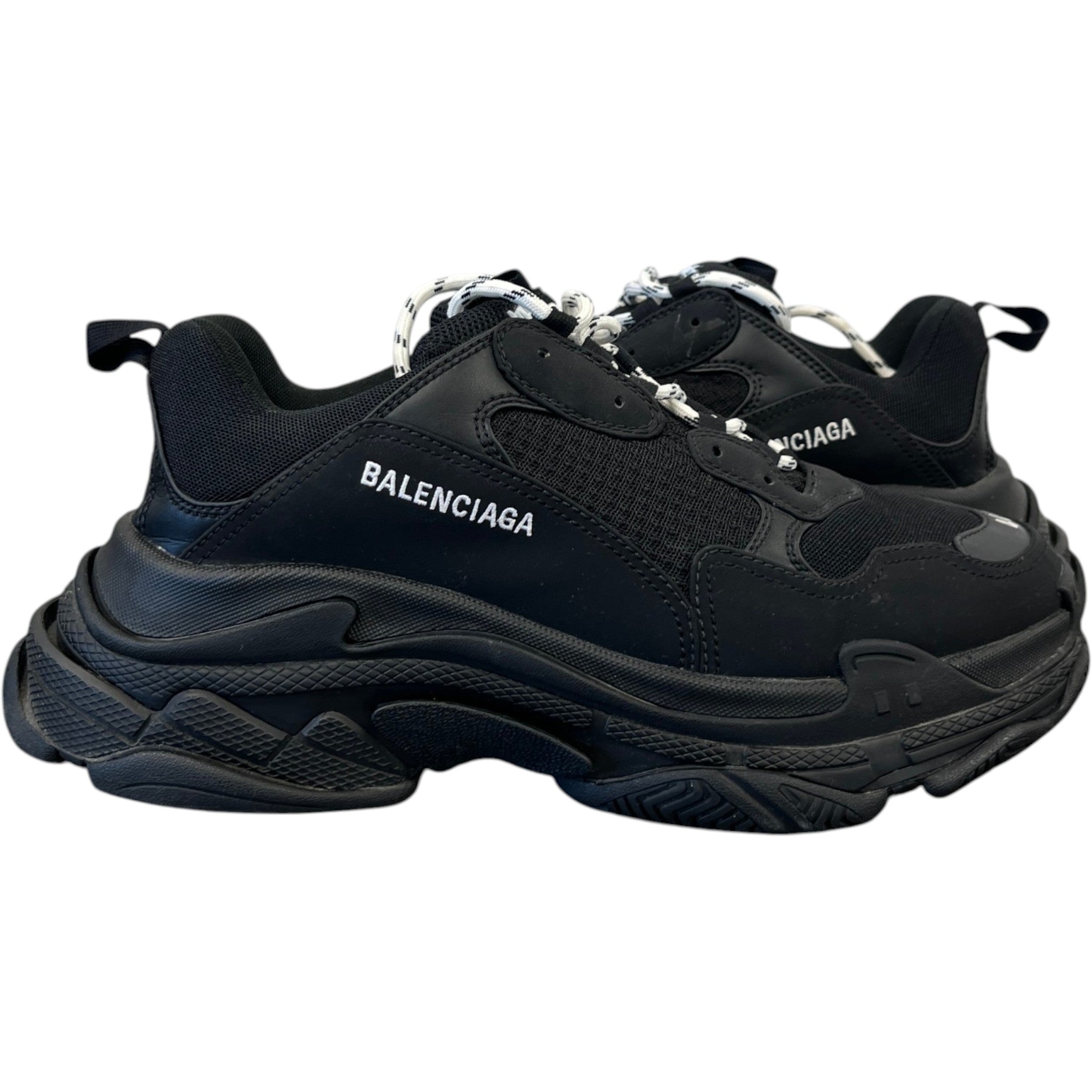 Men's Triple S Low Trainers Black Size EU 44 / UK 10