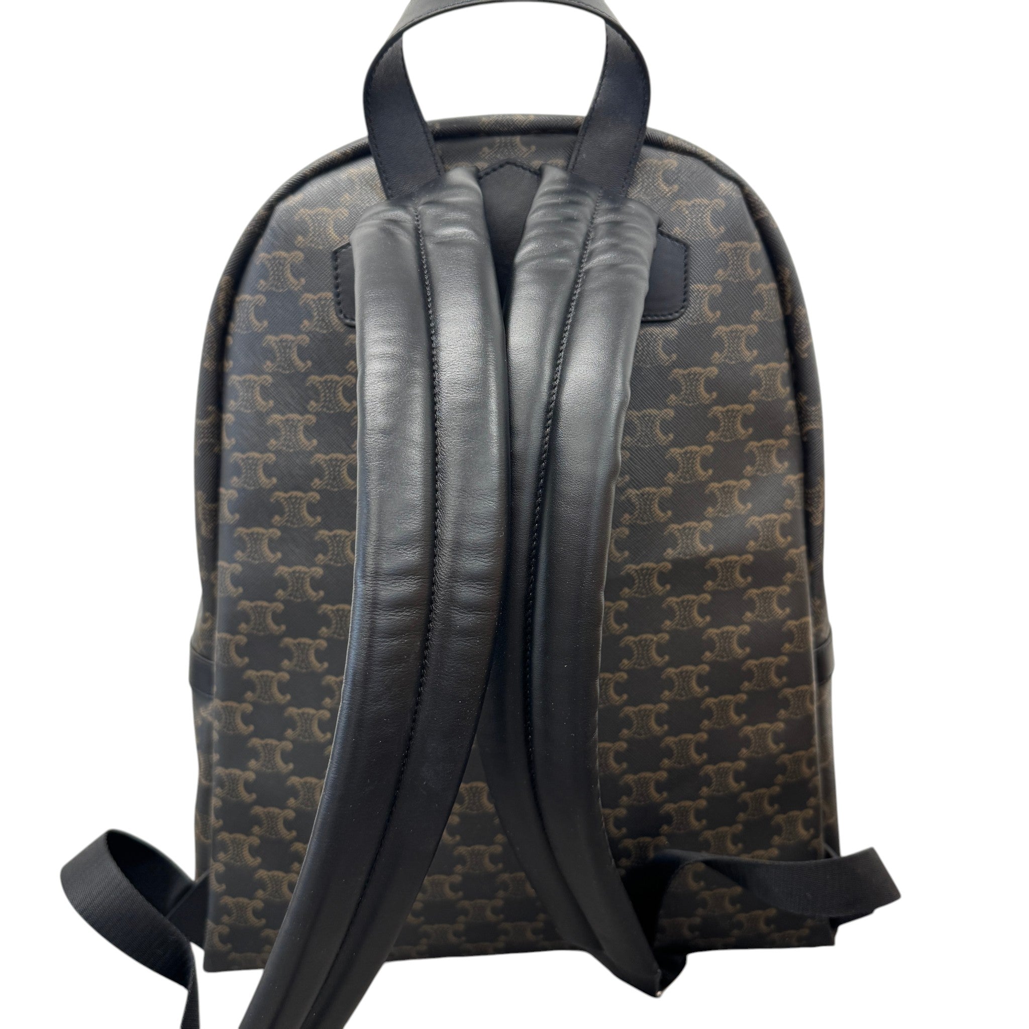 Men's Medium Triomphe Canvas Backpack Black