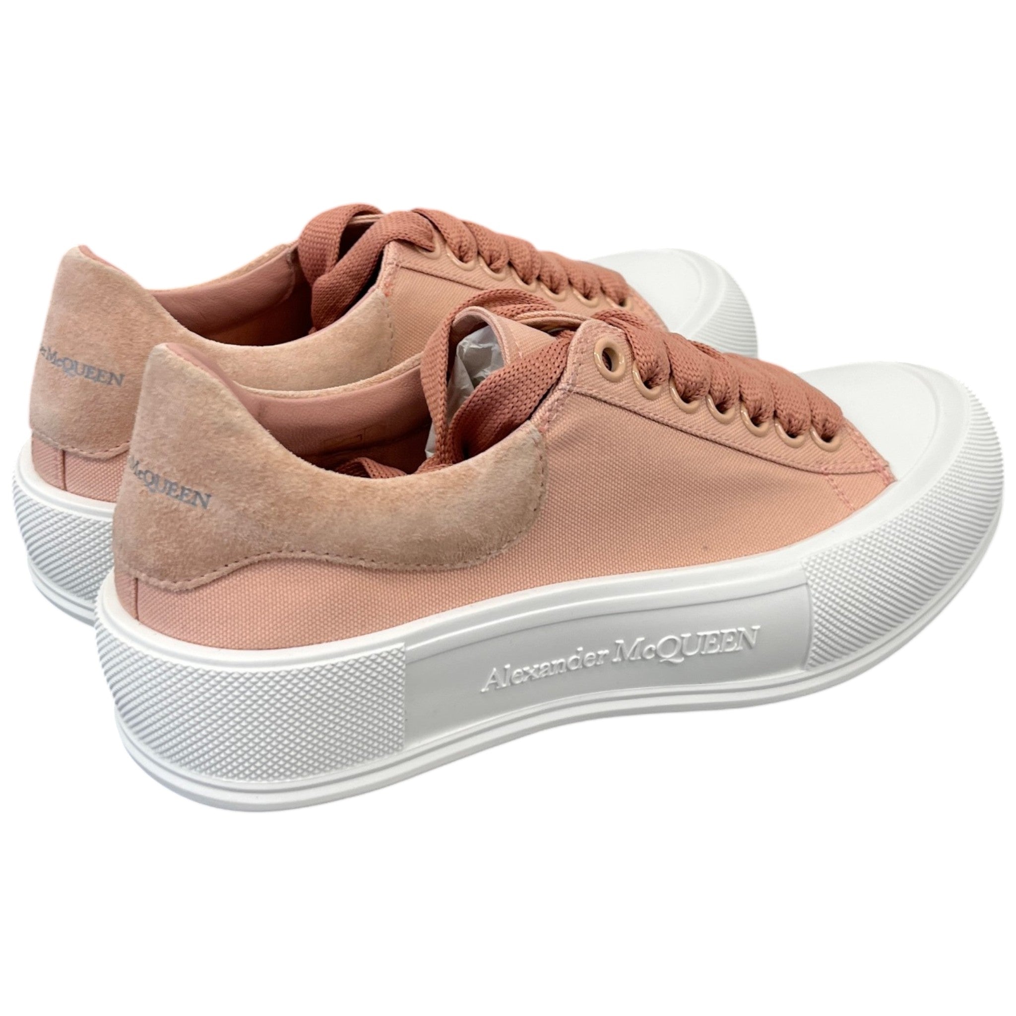 Women's Deck Plimsoll Low Trainers Pink Size EU 39 / UK 6