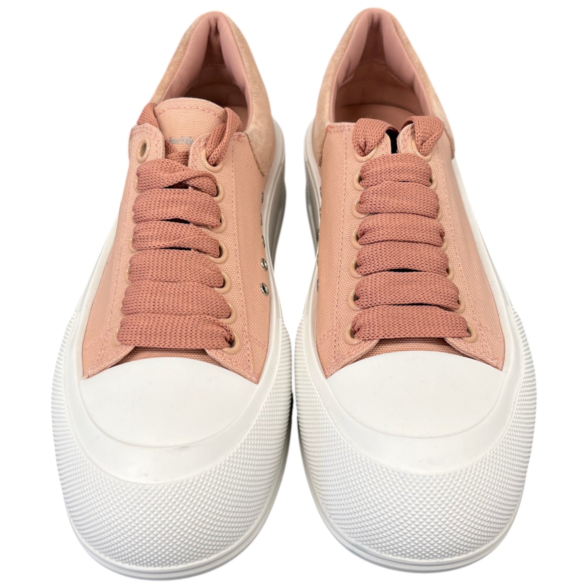 Women's Deck Plimsoll Low Trainers Pink Size EU 39 / UK 6