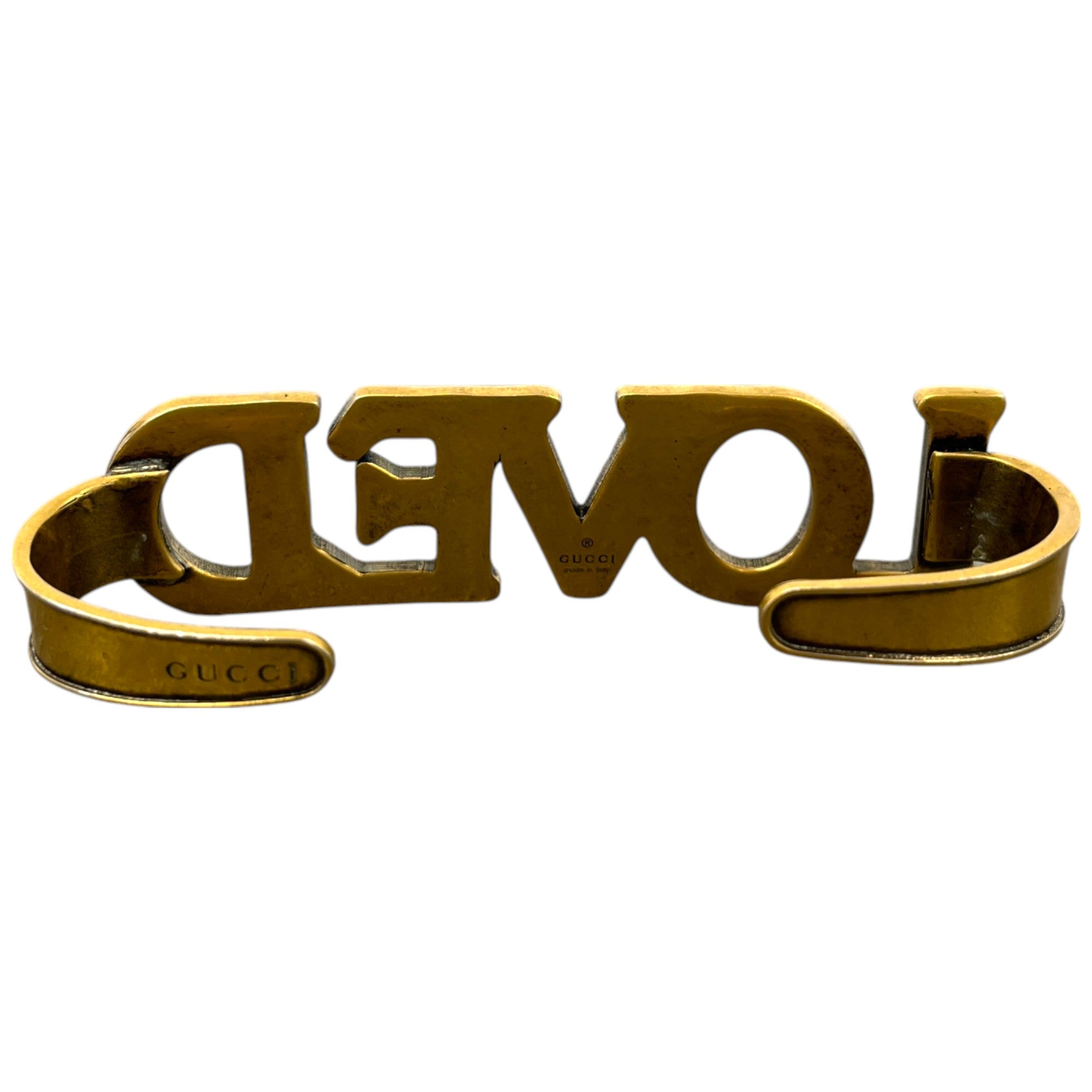 Women's Embellished Loved Ring Gold