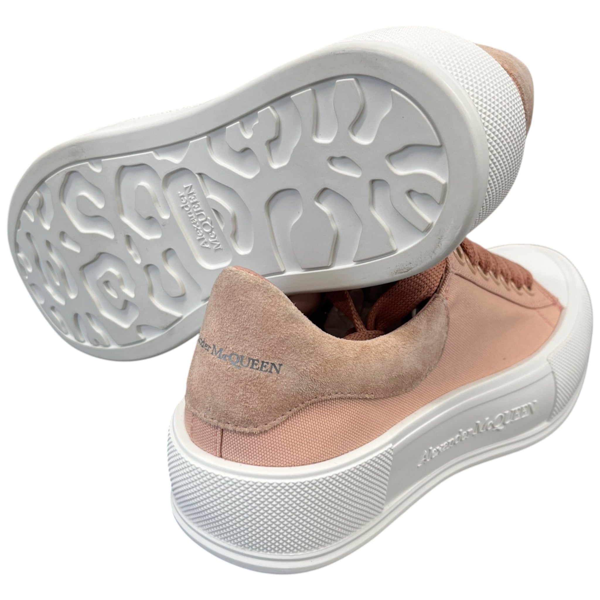 Women's Deck Plimsoll Low Trainers Pink Size EU 39 / UK 6