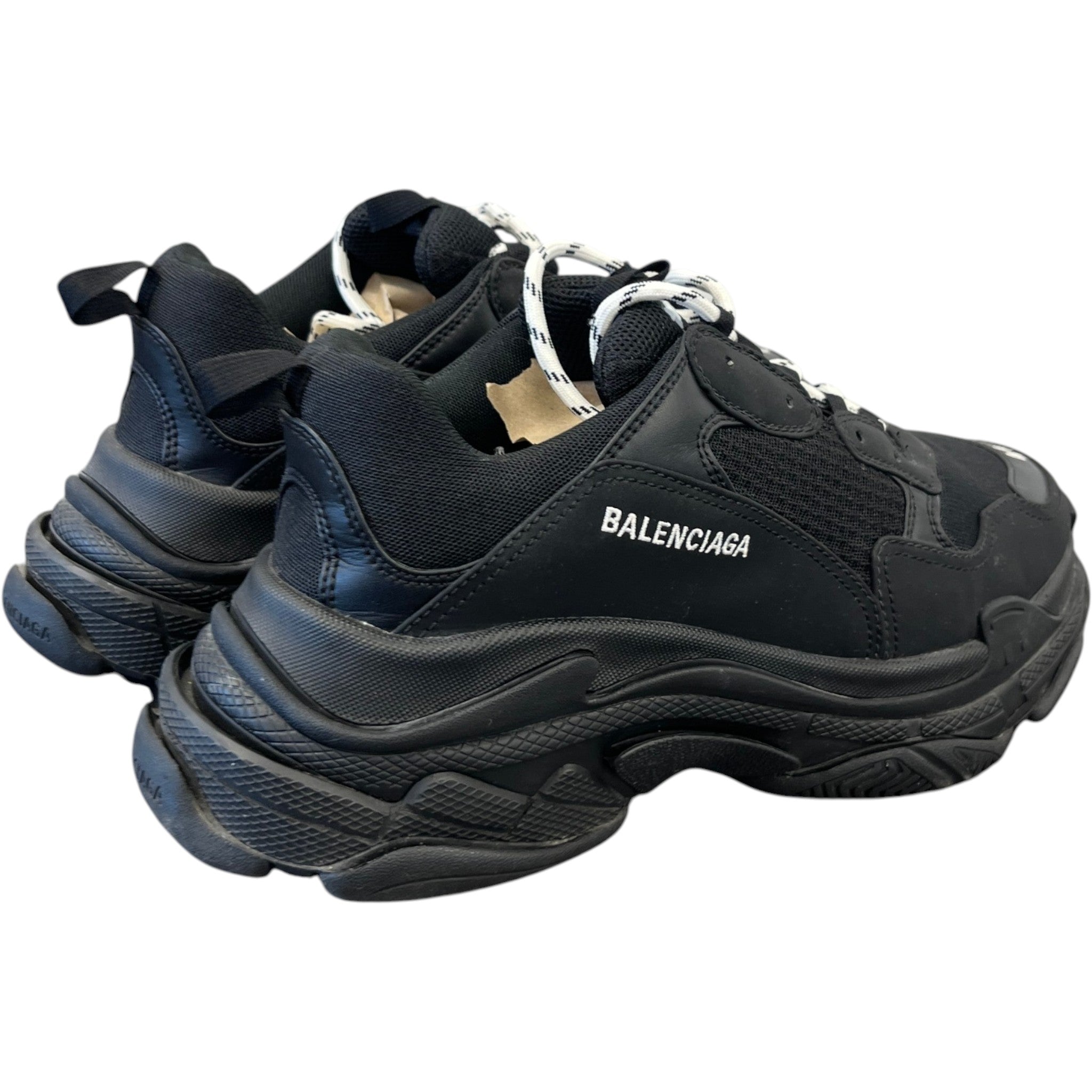 Men's Triple S Low Trainers Black Size EU 44 / UK 10