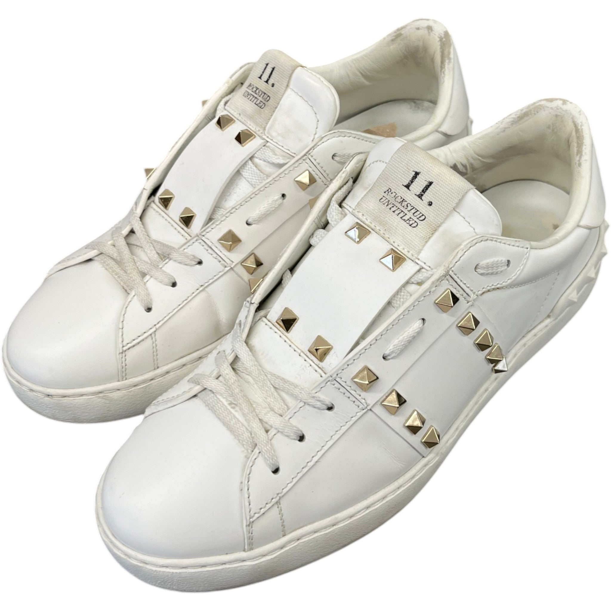 Men's Open Rockstud Low Trainers White Size EU 41 / UK 7