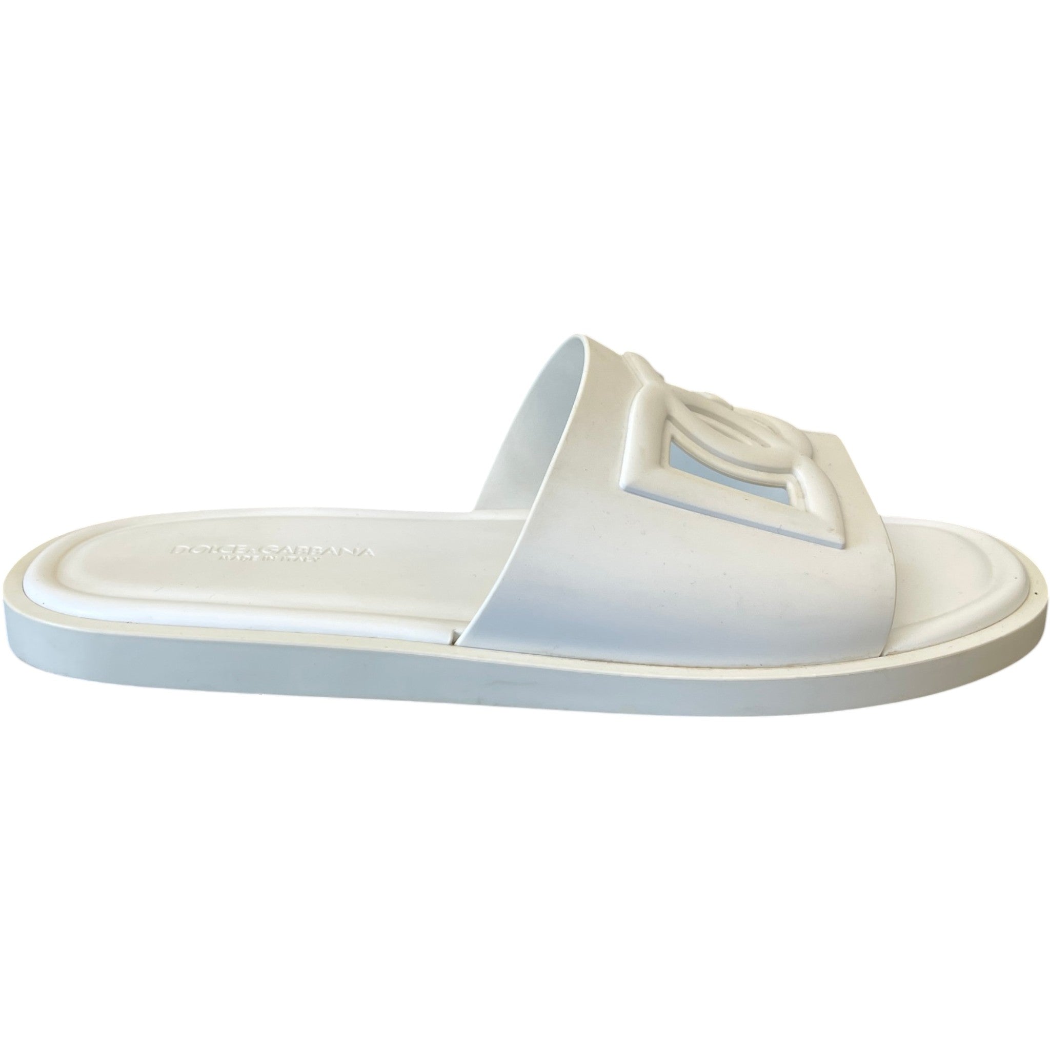 Men's Dg Pool Slides White Size EU 43 / UK 9