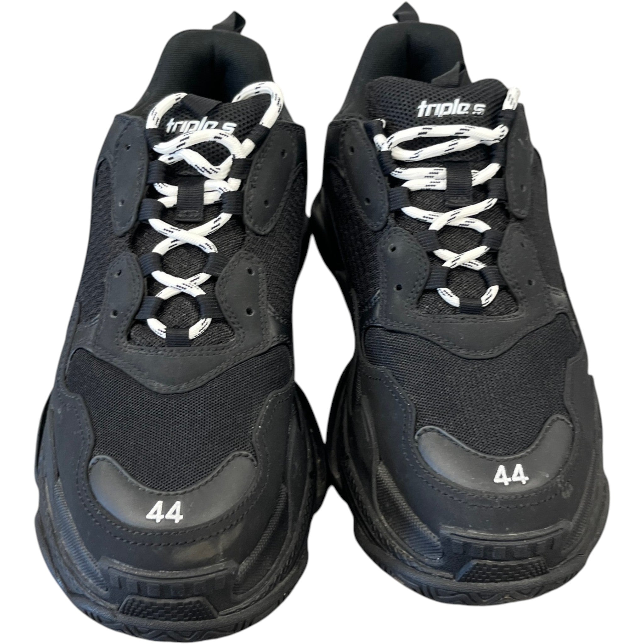 Men's Triple S Low Trainers Black Size EU 44 / UK 10