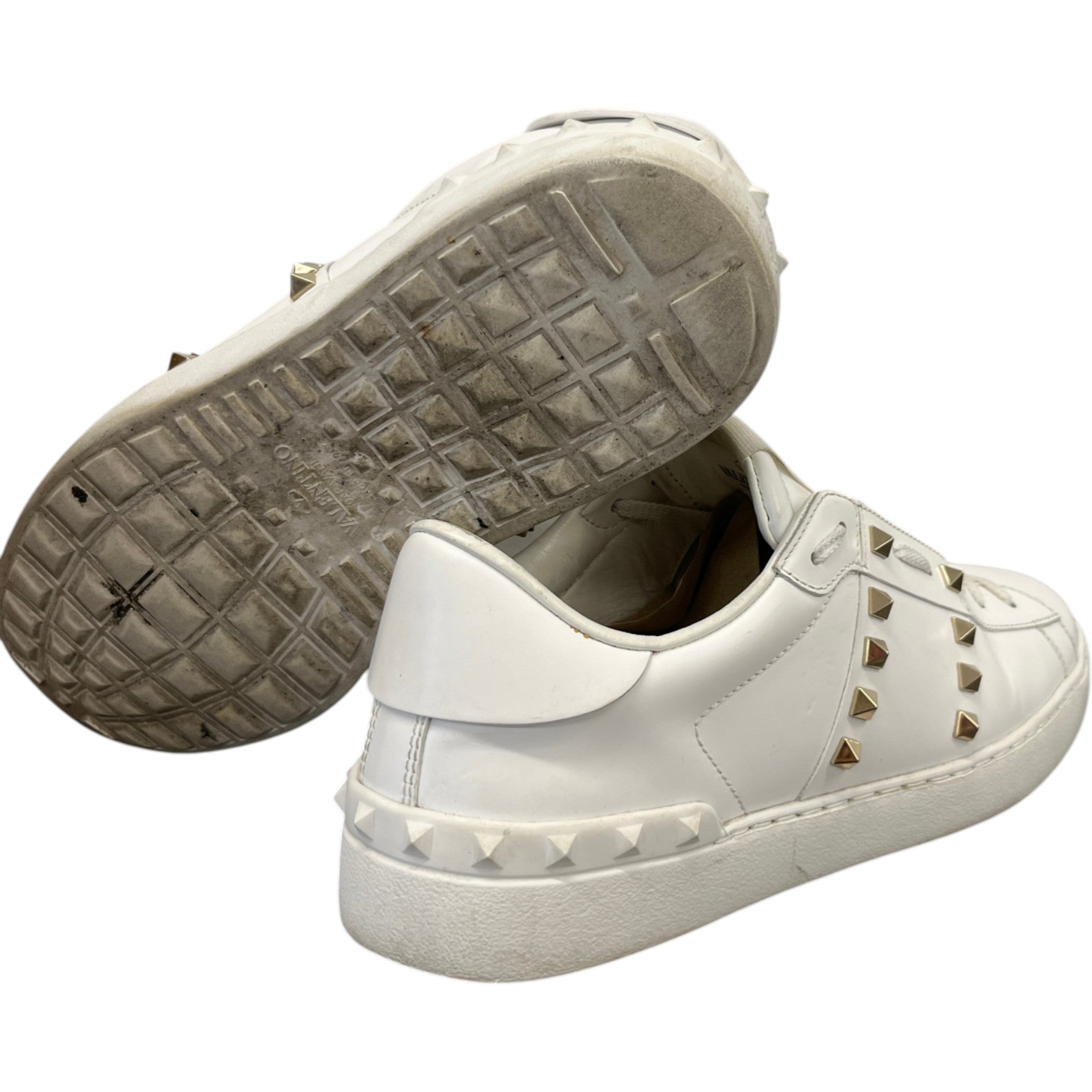 Men's Open Rockstud Low Trainers White Size EU 41 / UK 7