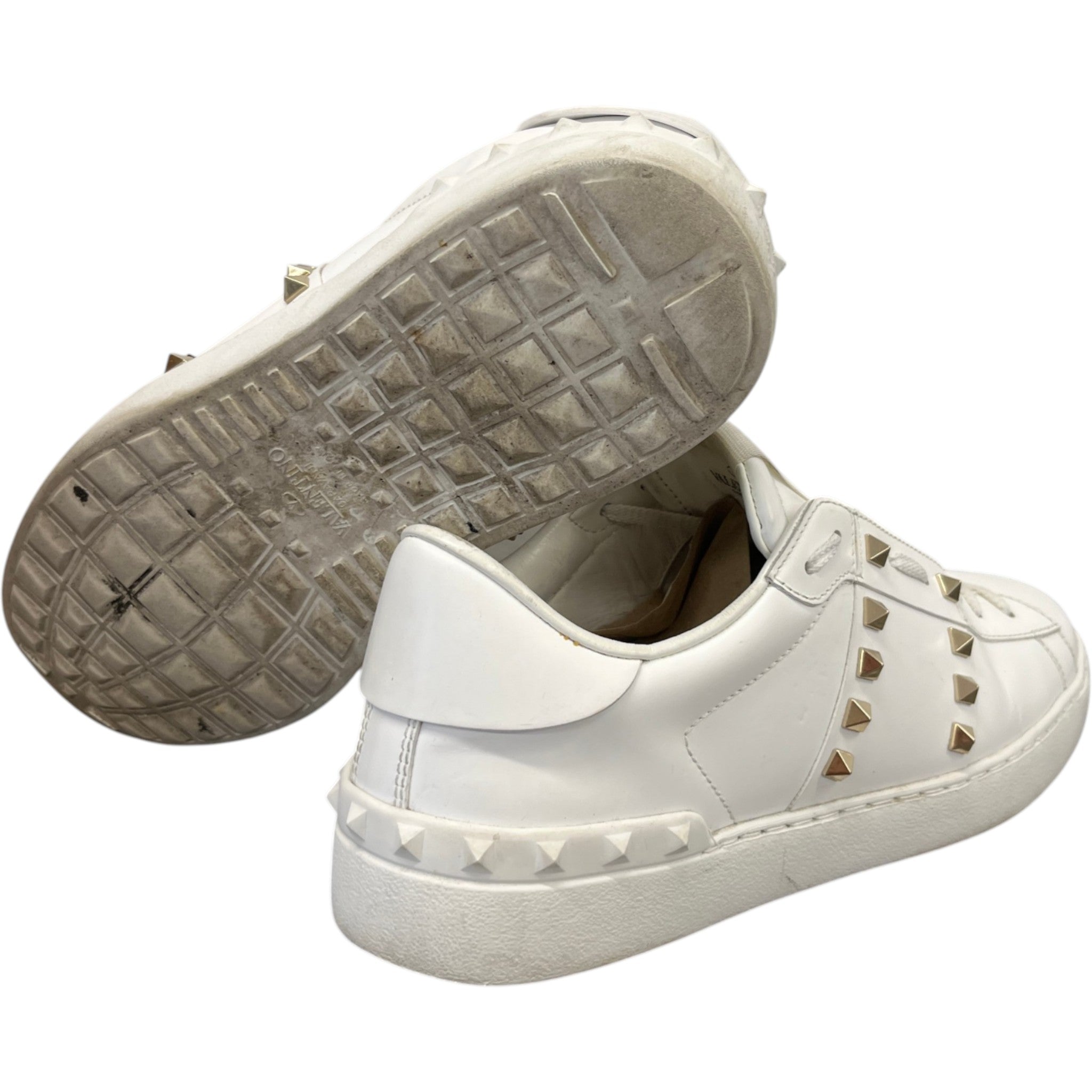 Men's Open Rockstud Low Trainers White Size EU 41 / UK 7