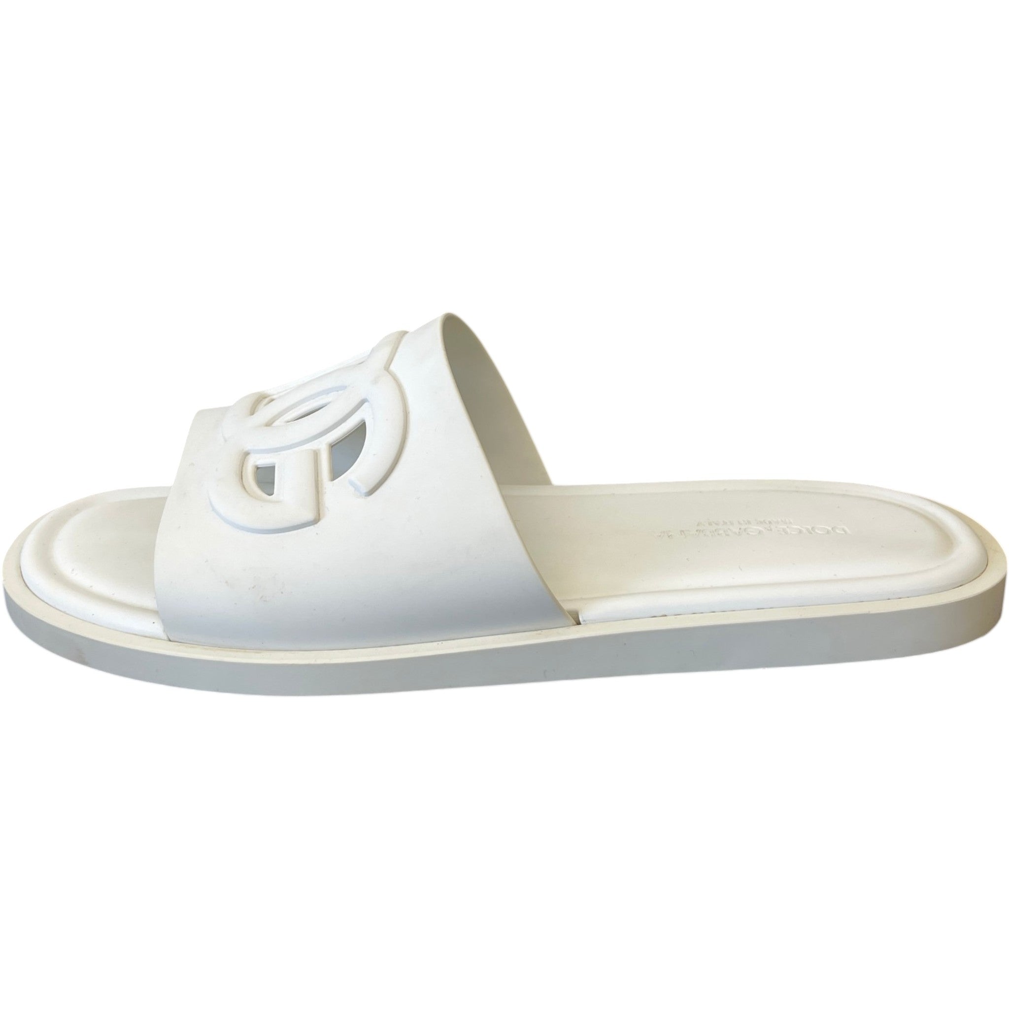 Men's Dg Pool Slides White Size EU 43 / UK 9