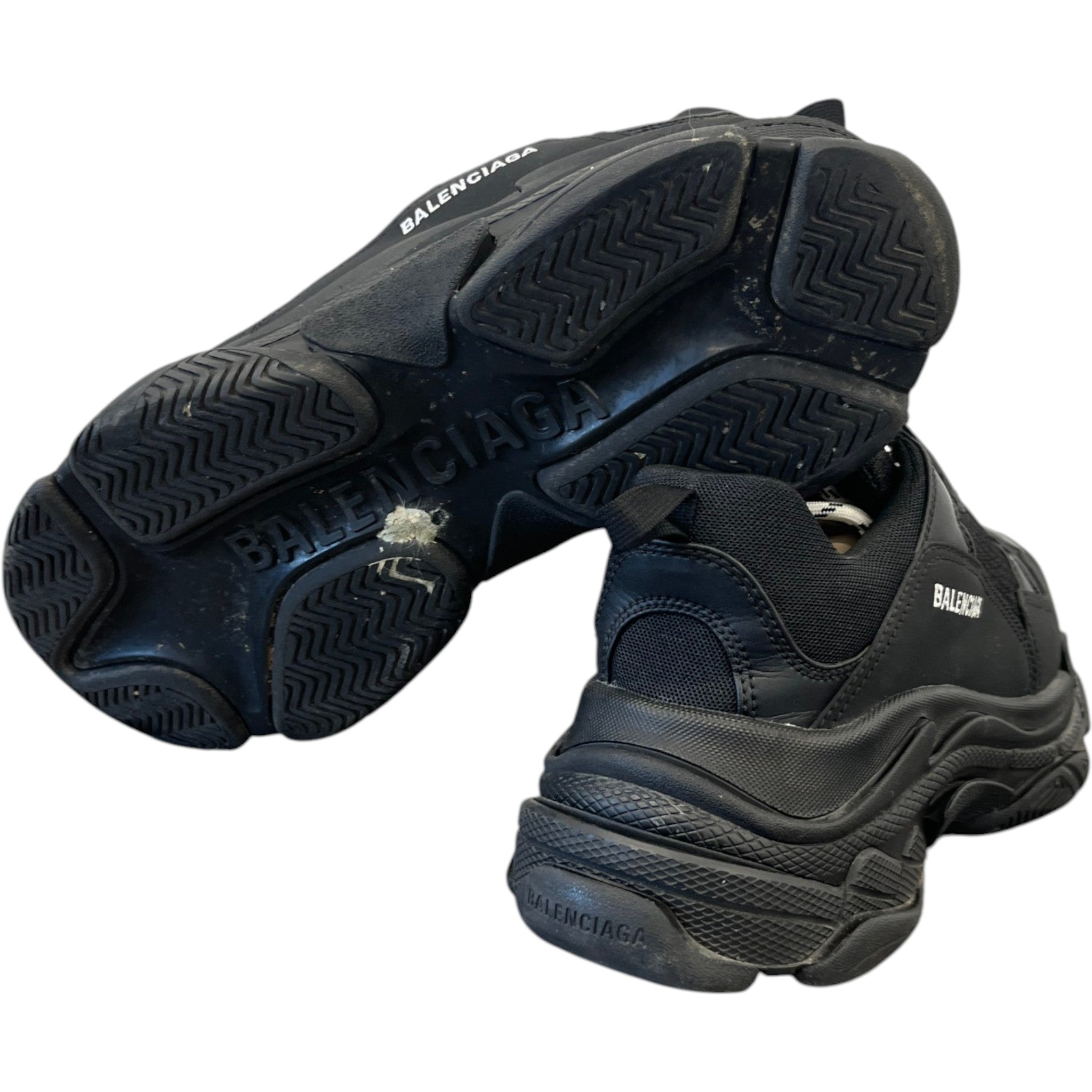 Men's Triple S Low Trainers Black Size EU 44 / UK 10