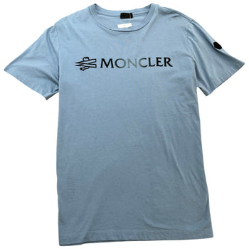 Men's Logo Crewneck T-Shirt Blue Size XXL