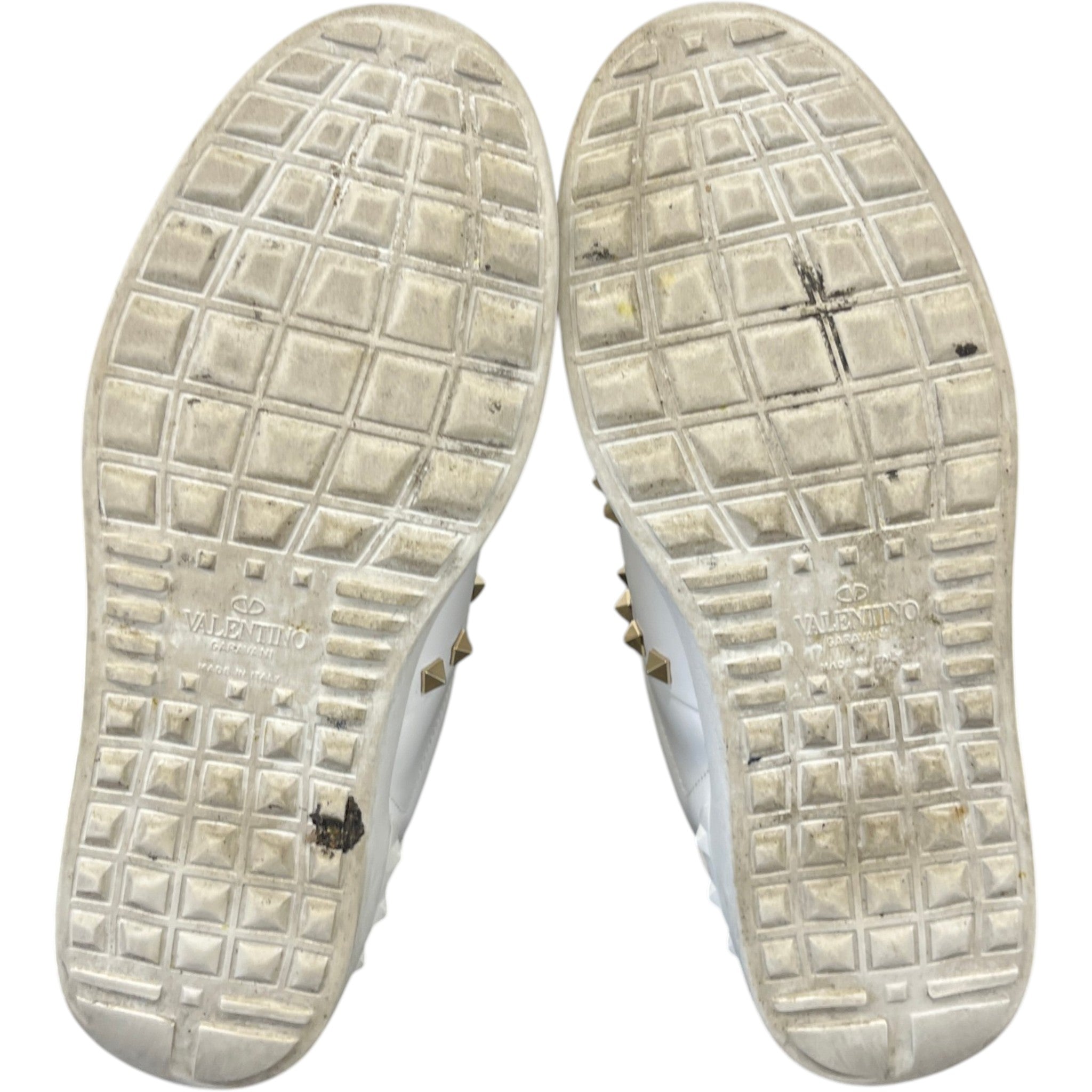 Men's Open Rockstud Low Trainers White Size EU 41 / UK 7