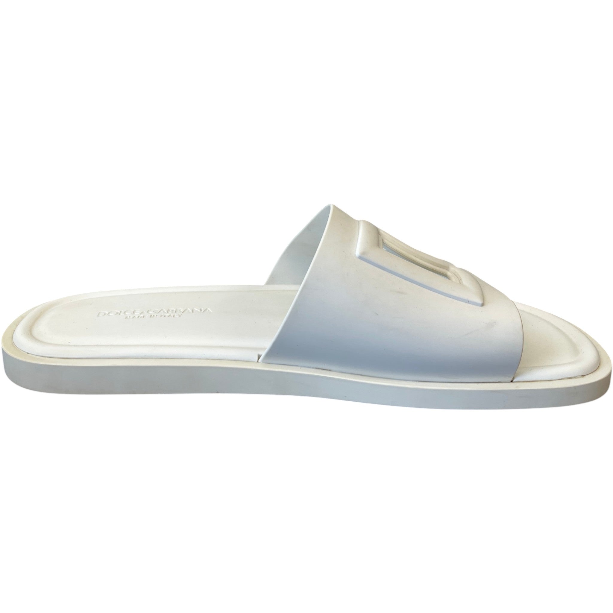 Men's Dg Pool Slides White Size EU 43 / UK 9