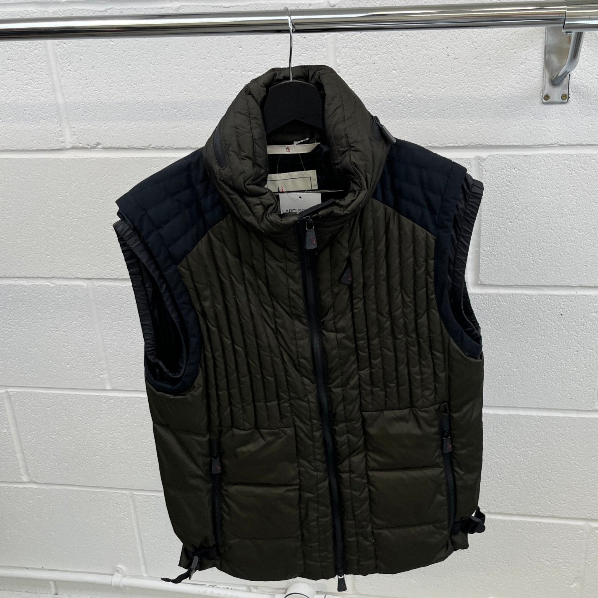 Men's Bretagne Grenoble Gilet Khaki Size 2 / M