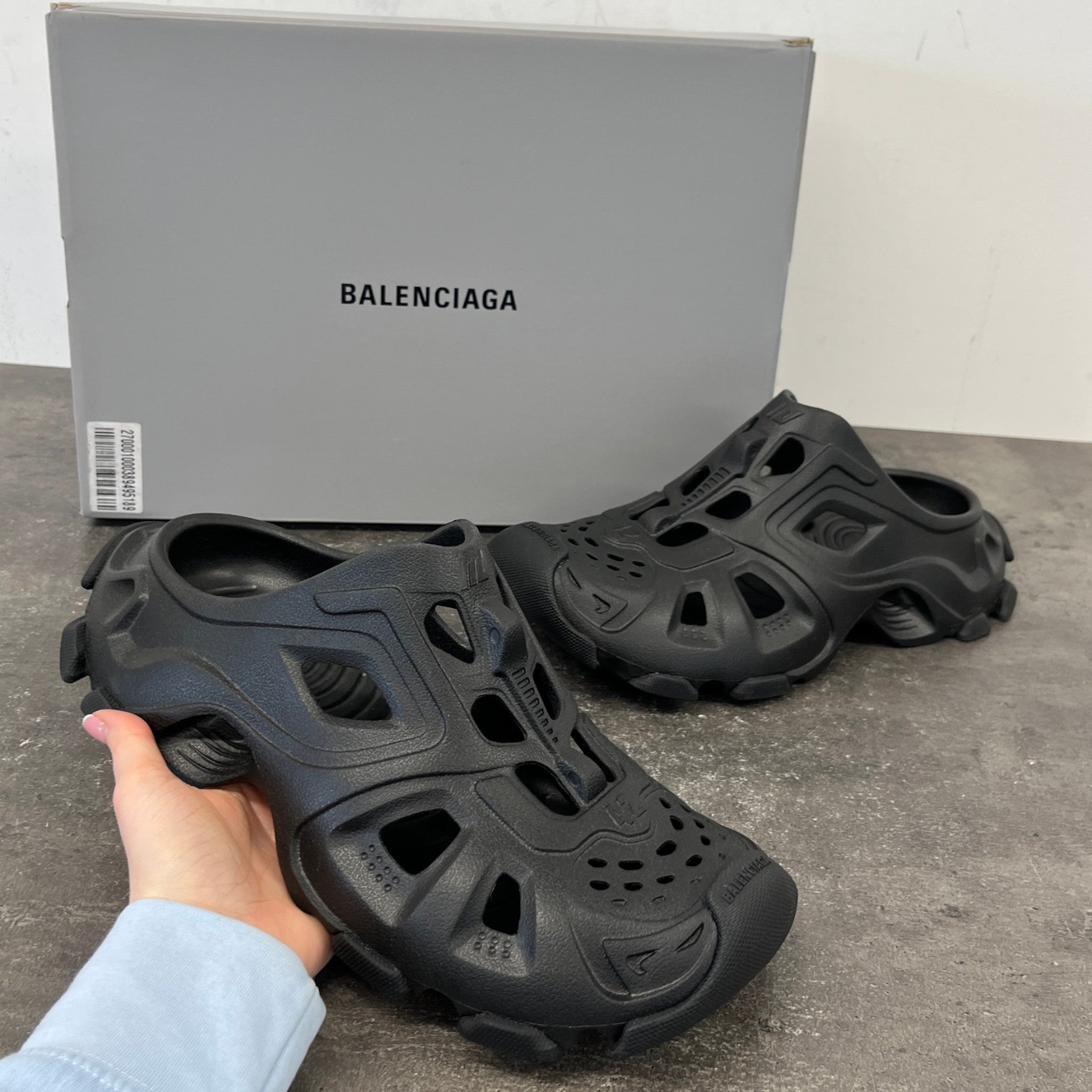 Men's Hd Mules Black Size EU 42 / UK 8
