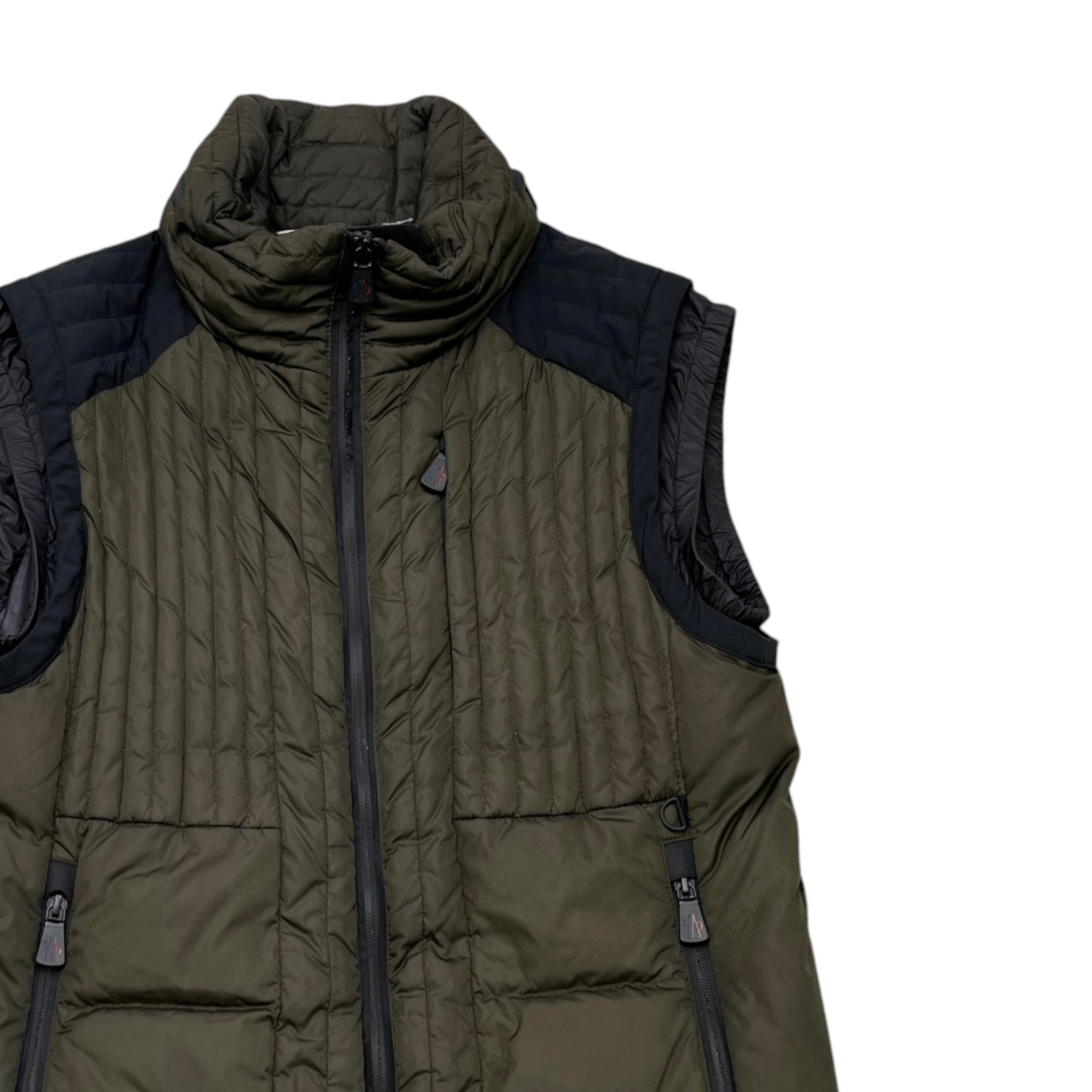 Men's Bretagne Grenoble Gilet Khaki Size 2 / M