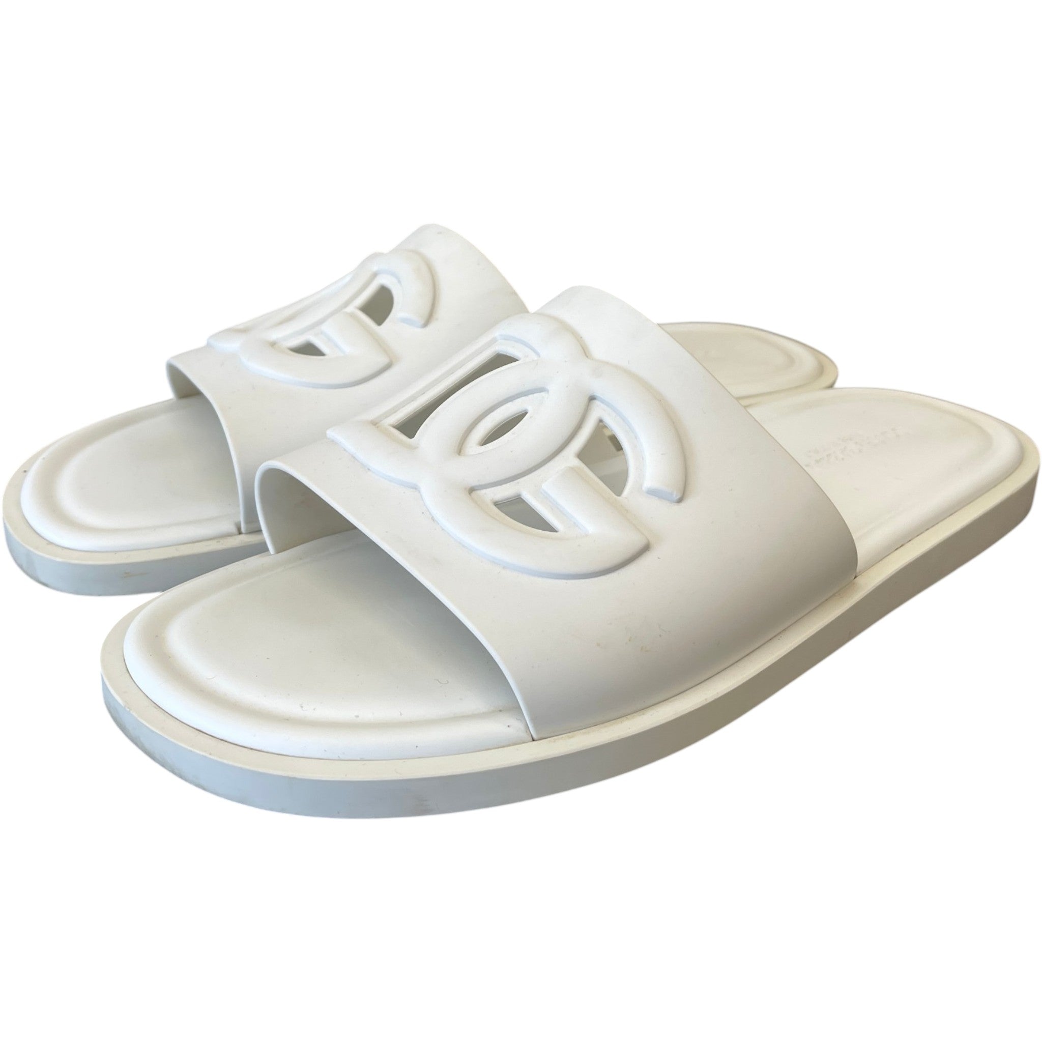 Men's Dg Pool Slides White Size EU 43 / UK 9