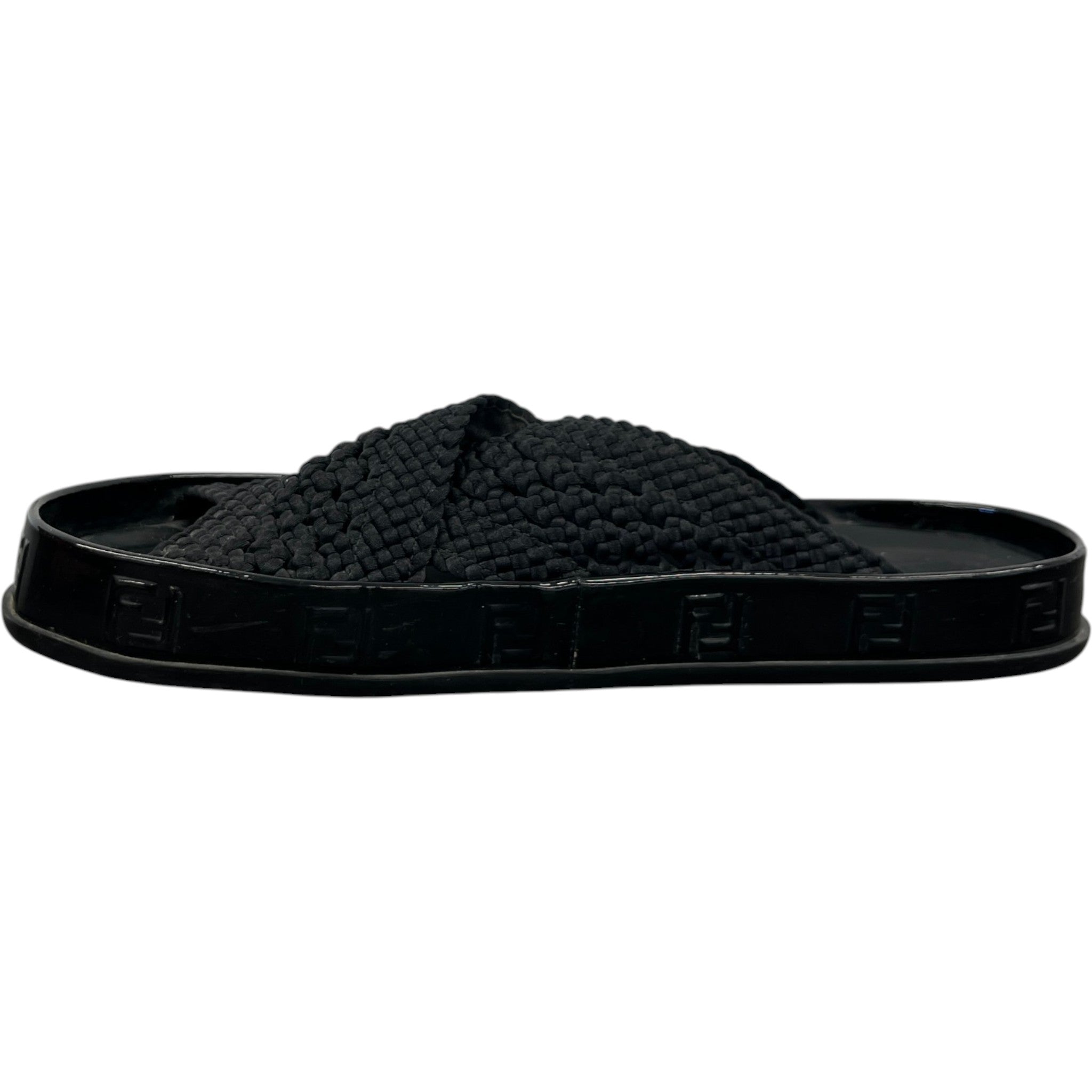 Women's Ff Rafia Sandals Black Size EU 38 / UK 5