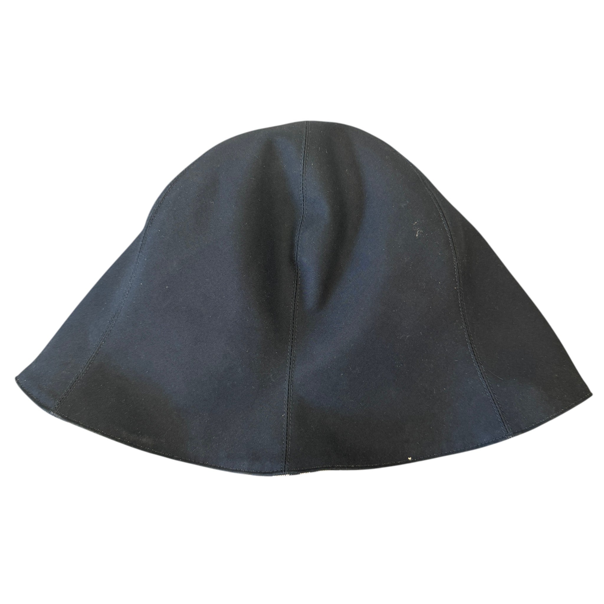 Women's Reversible Tulipe Oblique Bucket Hat Navy Size S